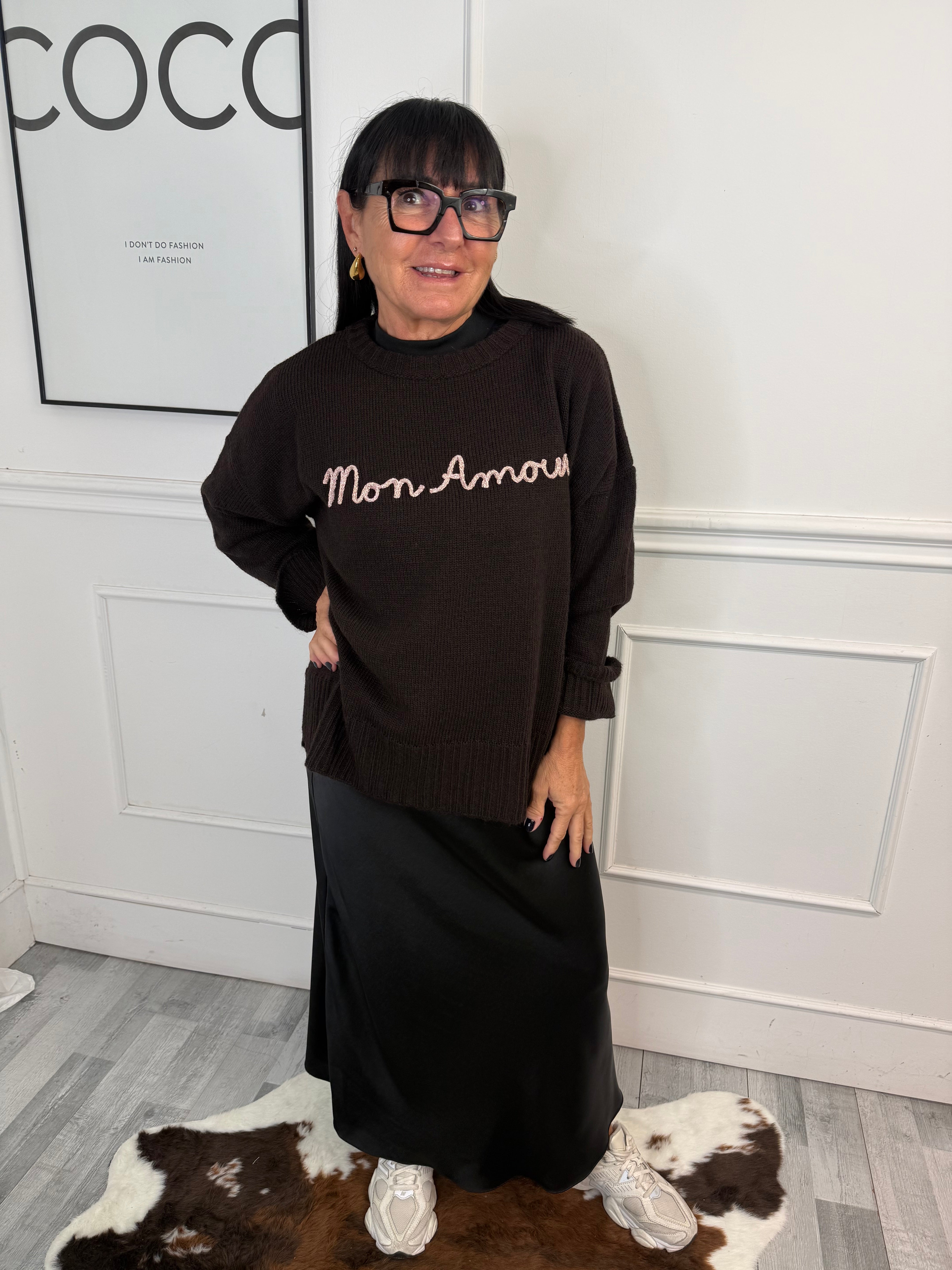 Maglia Mon Amour Marrone Kontatto