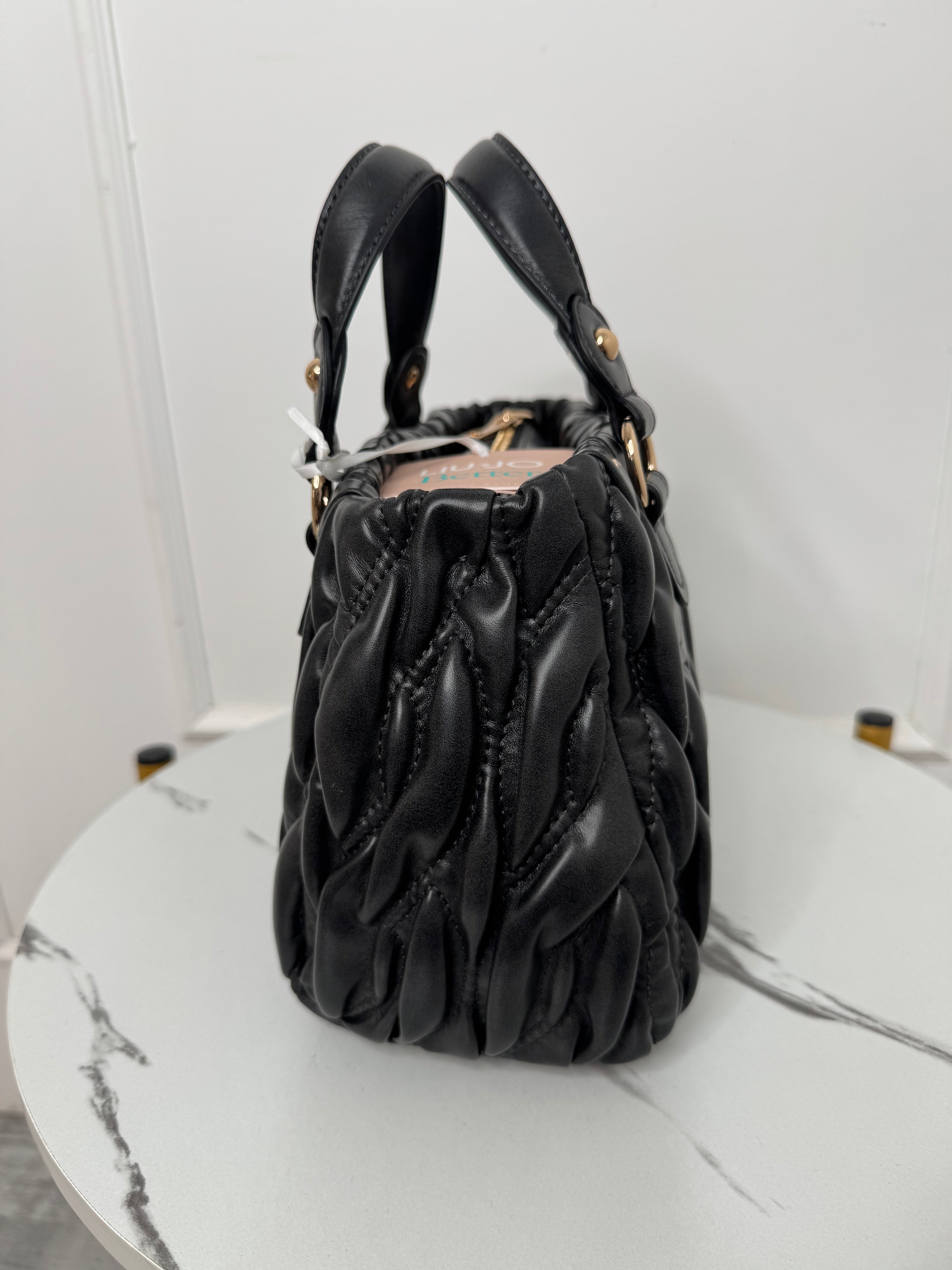 Borsa piccola matelasse nero