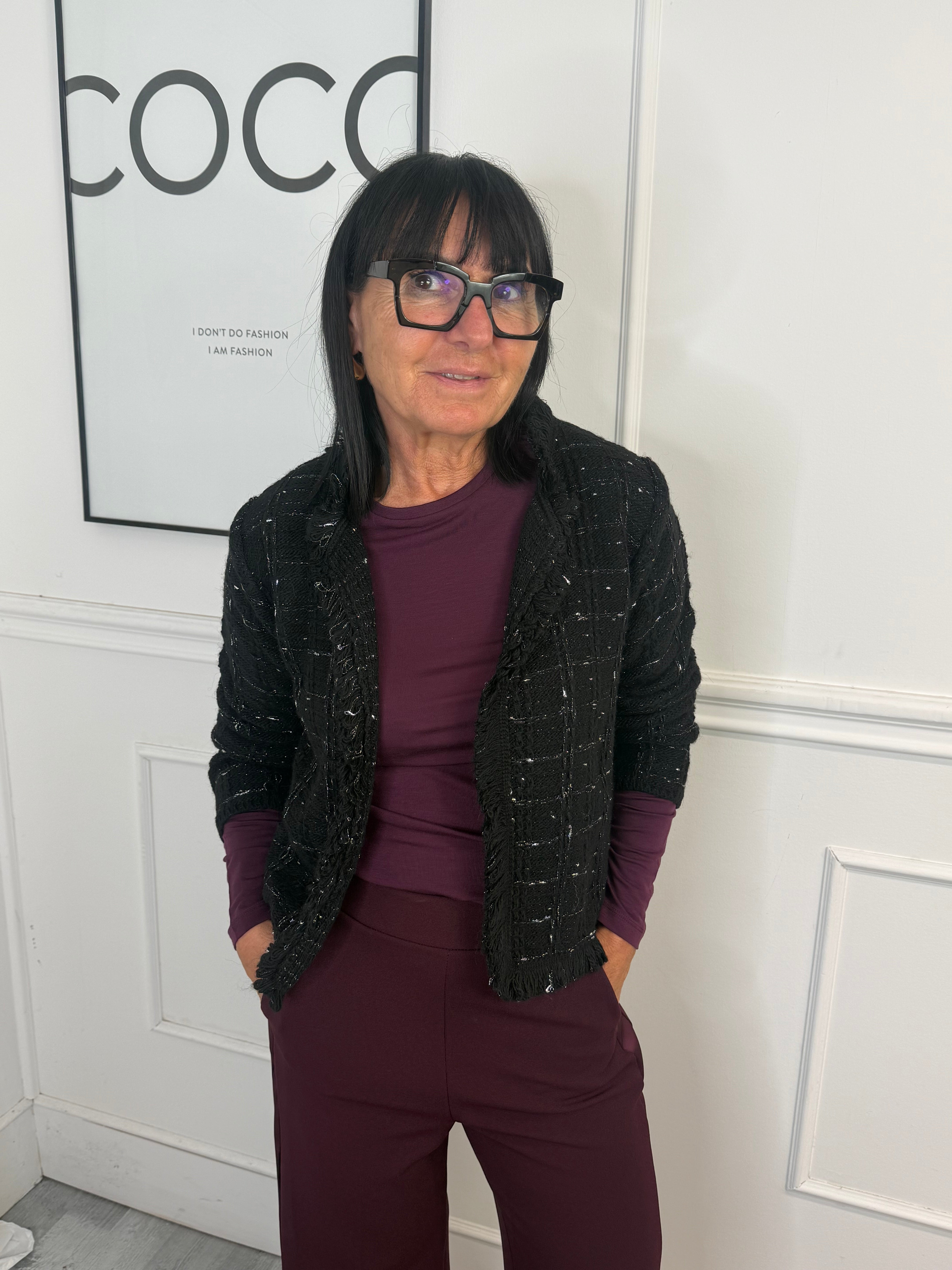 Cardigan Bruno Nero Kocca