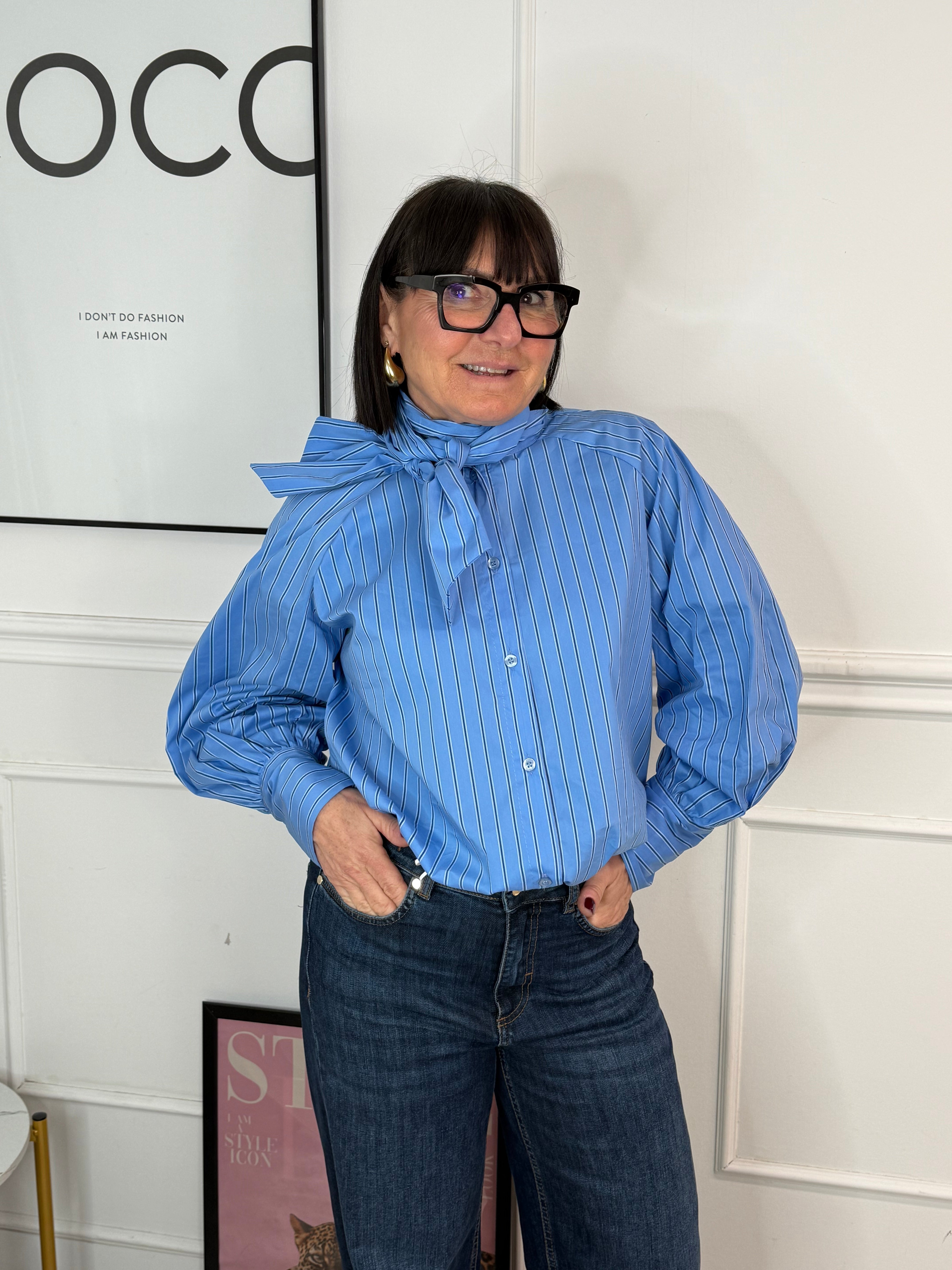 Camicia Bon Bon Azzurra