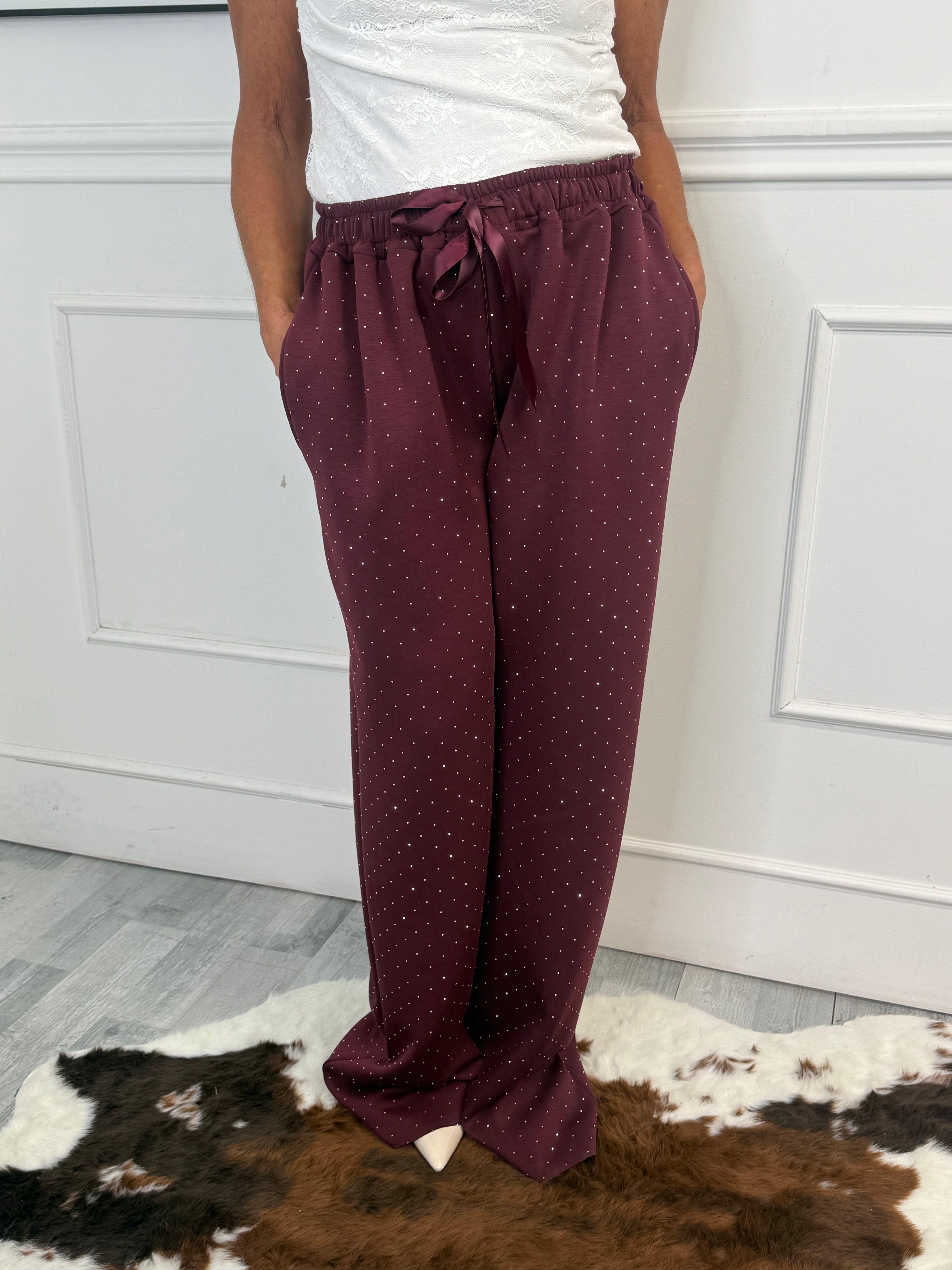 Tuta Sparkly Bordeaux