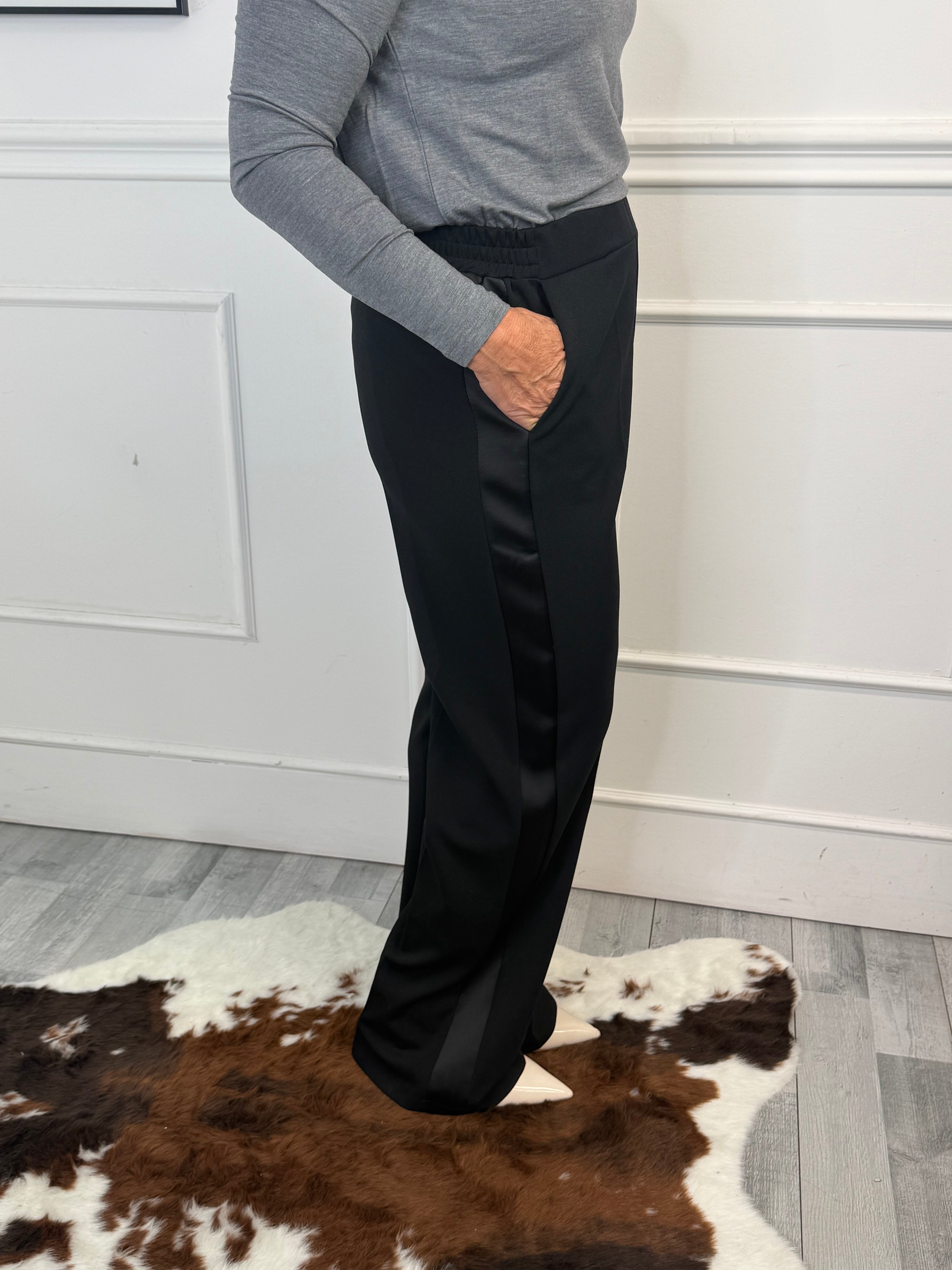 Pantalone Satin Nero