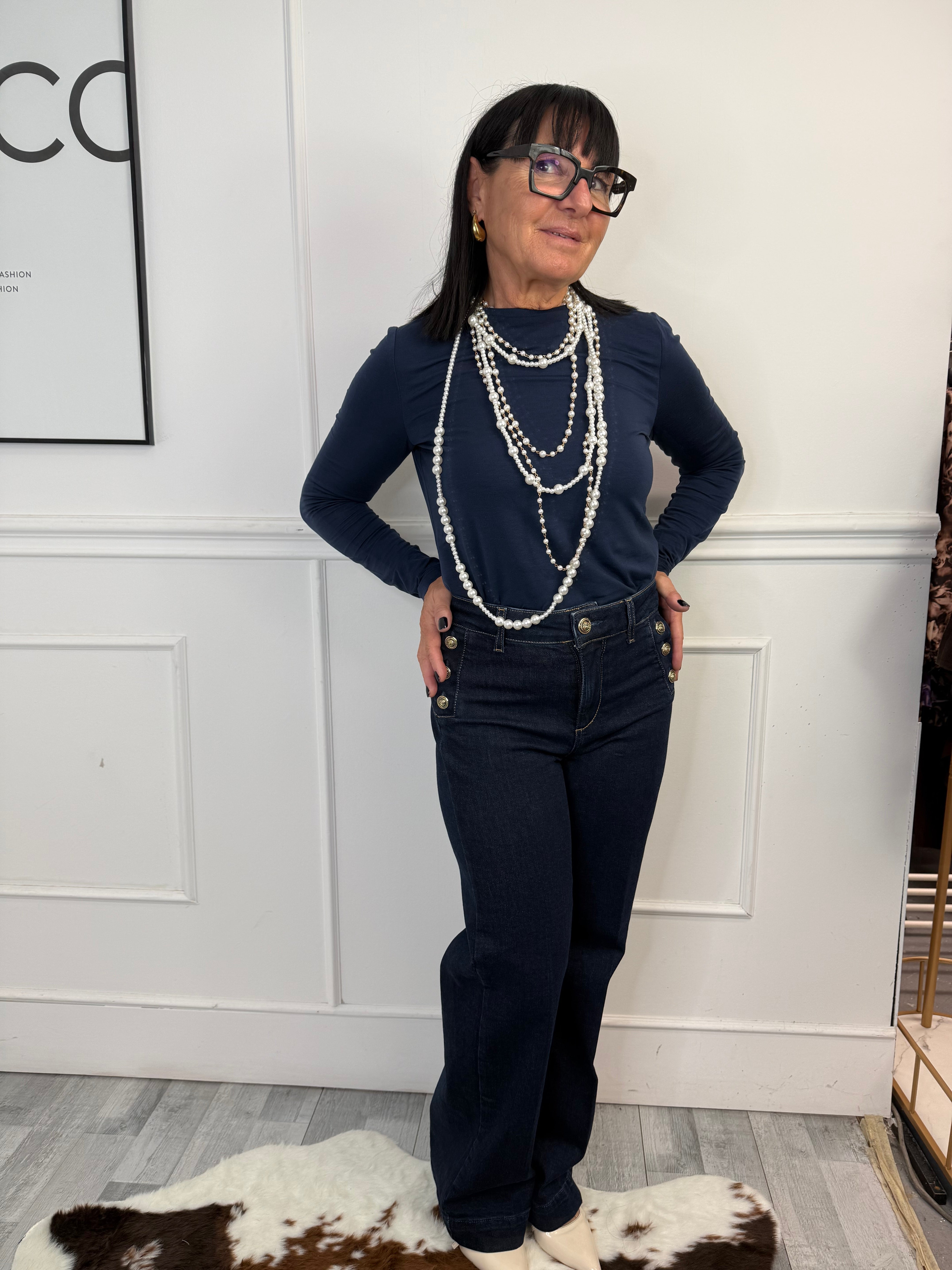 Jeans Flare Bottoni LiuJo