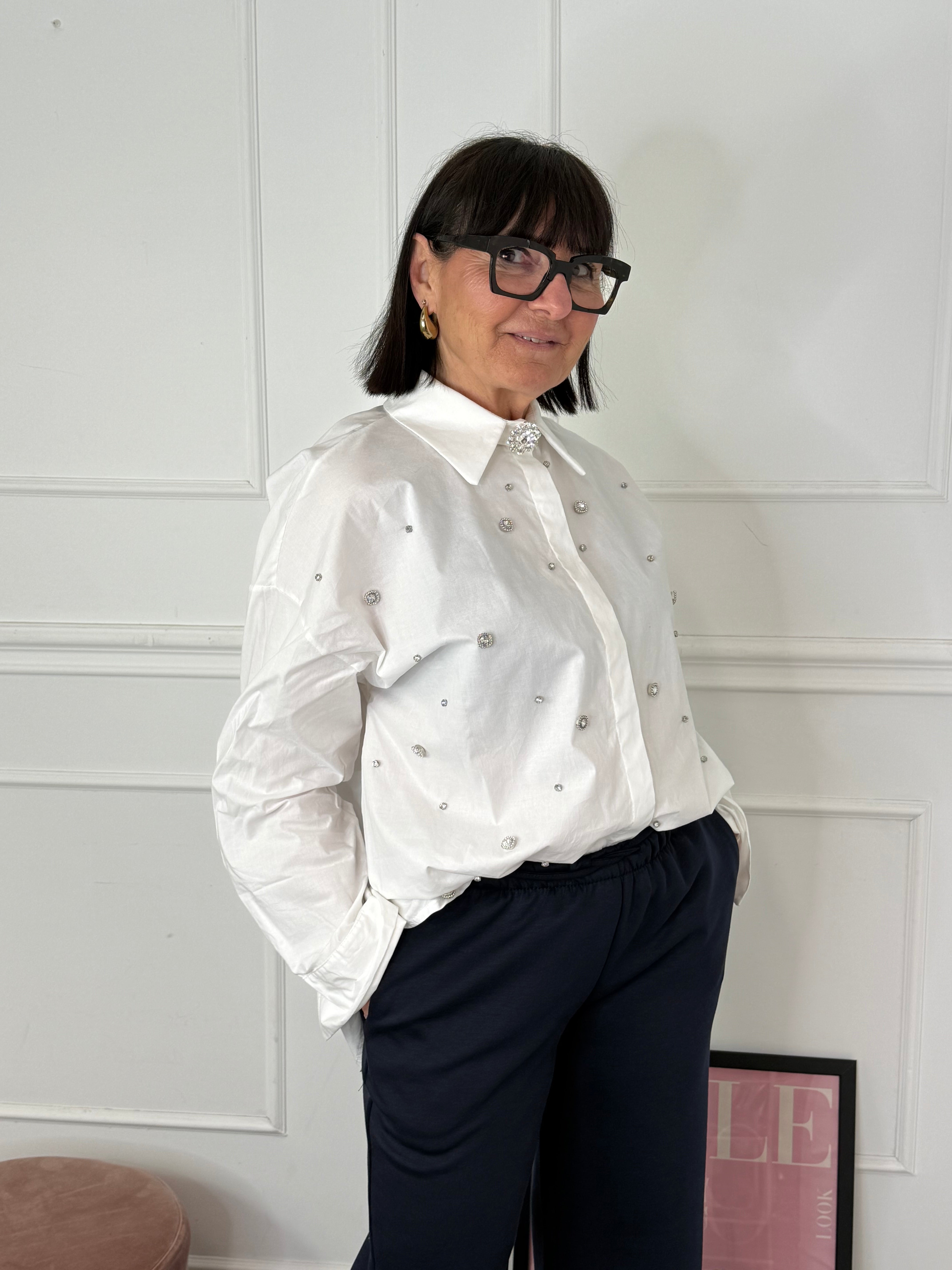 Camicia Castoni Bianca