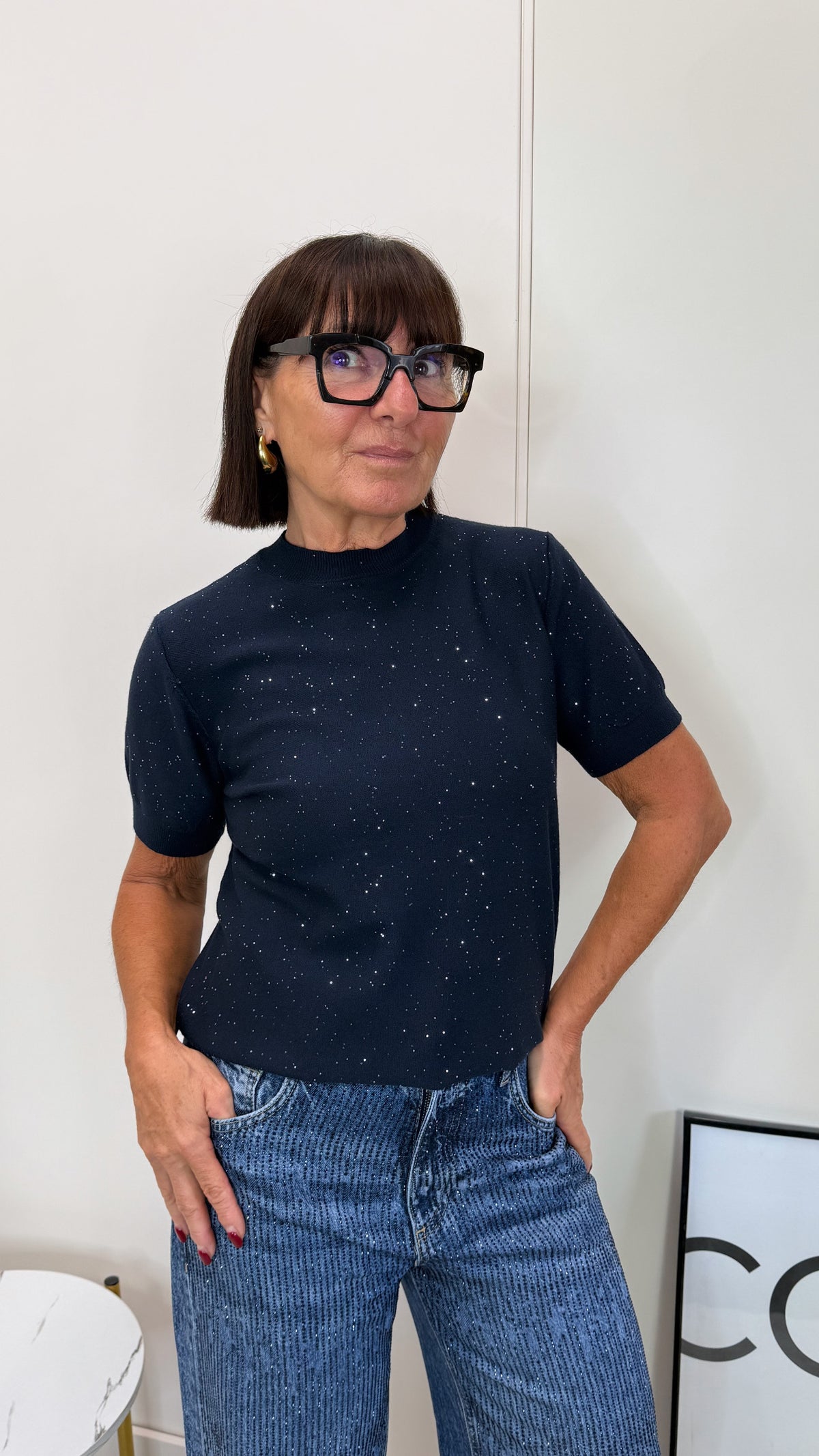 Maglia Glossy Blu