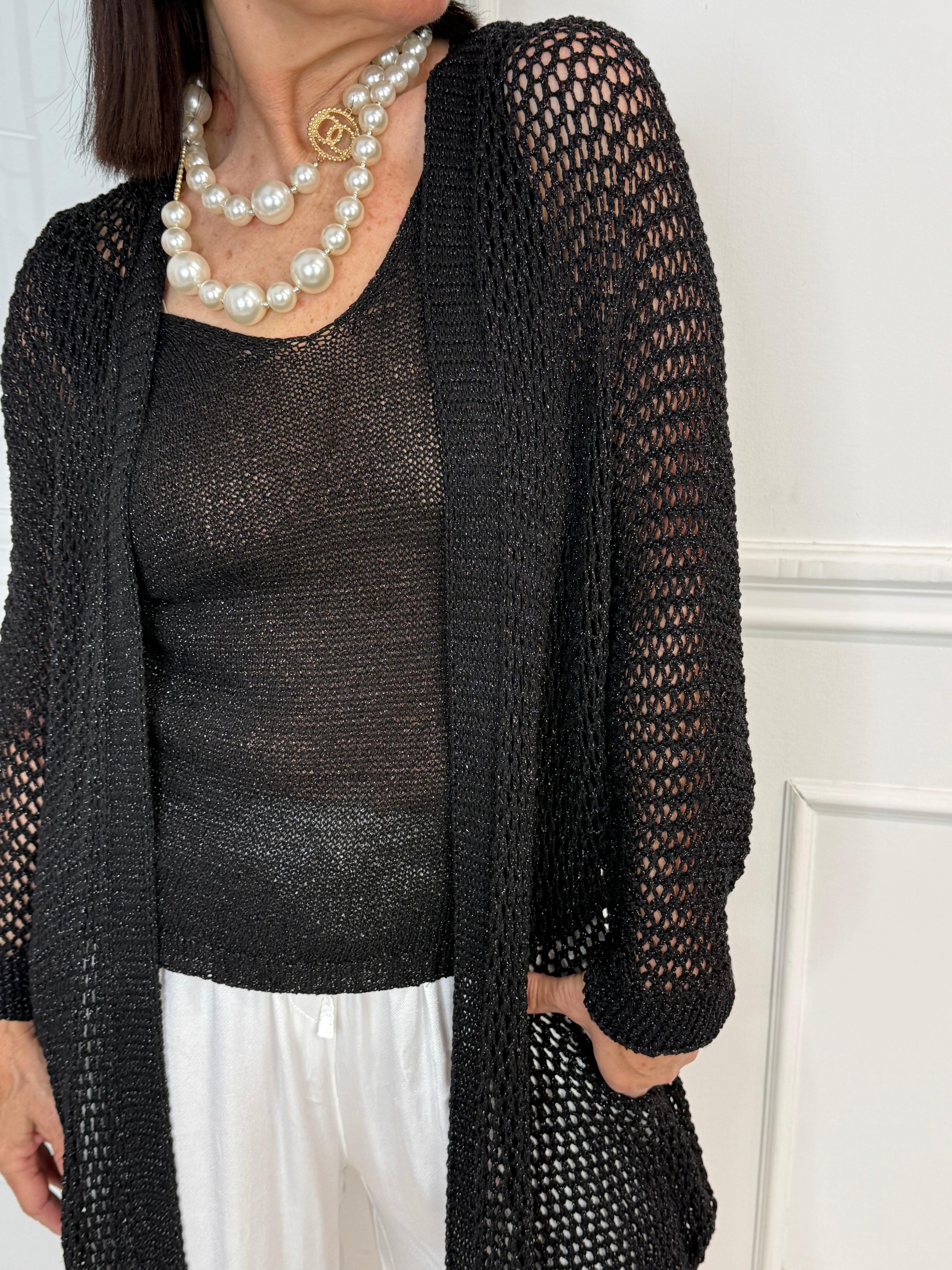 Cardigan Cervia Nero