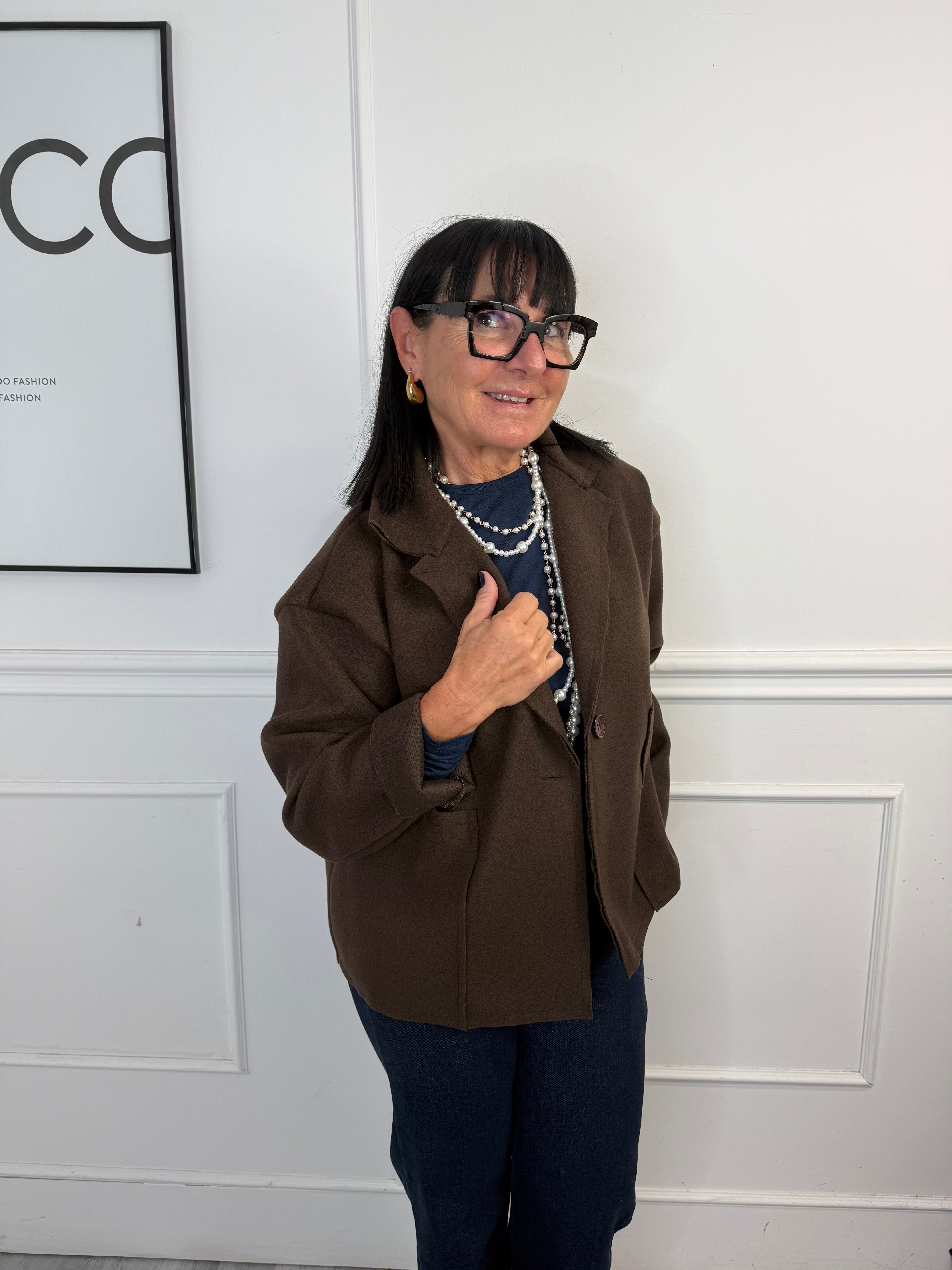 Giubbino Sporty Marrone