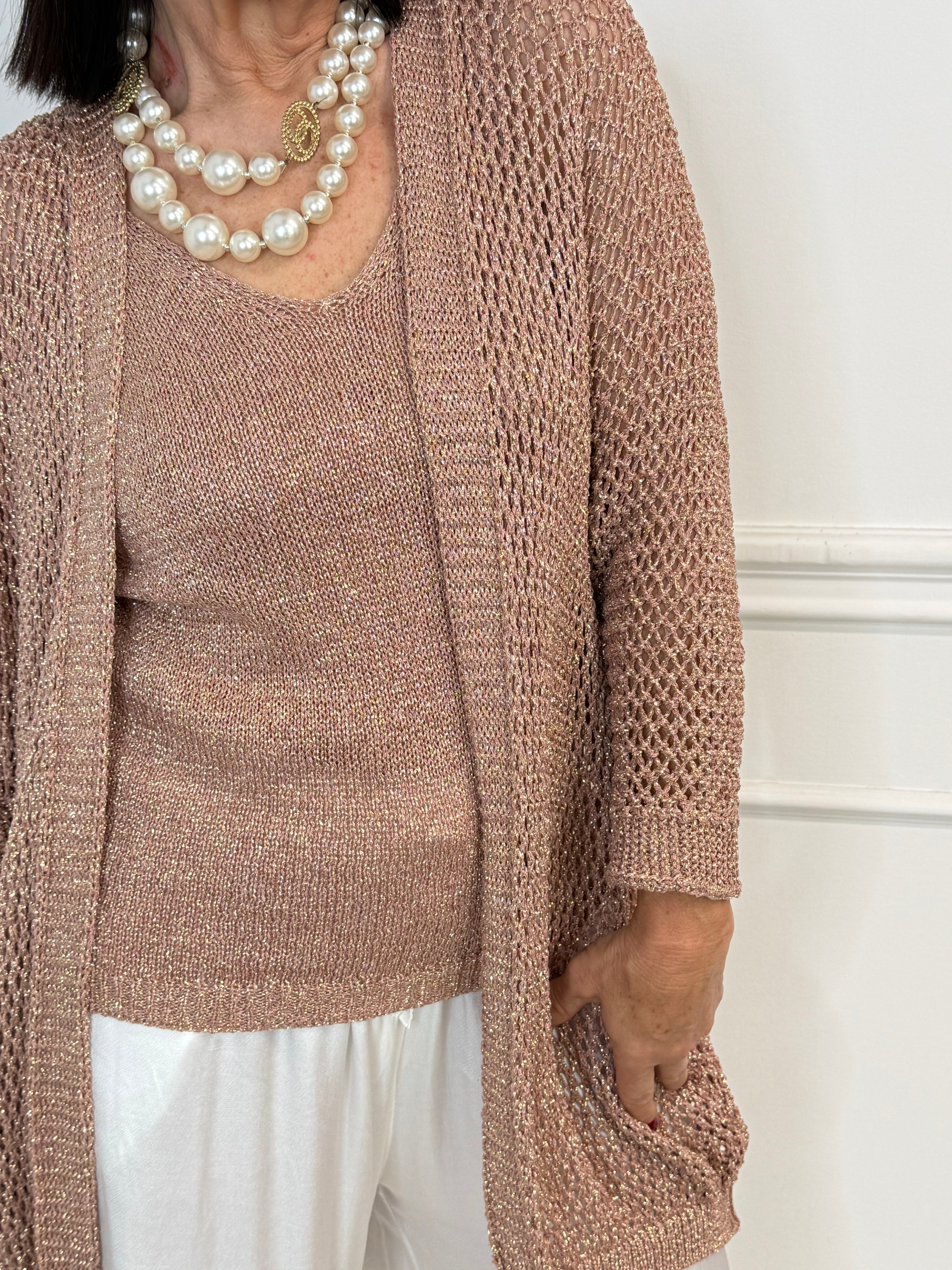 Cardigan Cervia Rosa