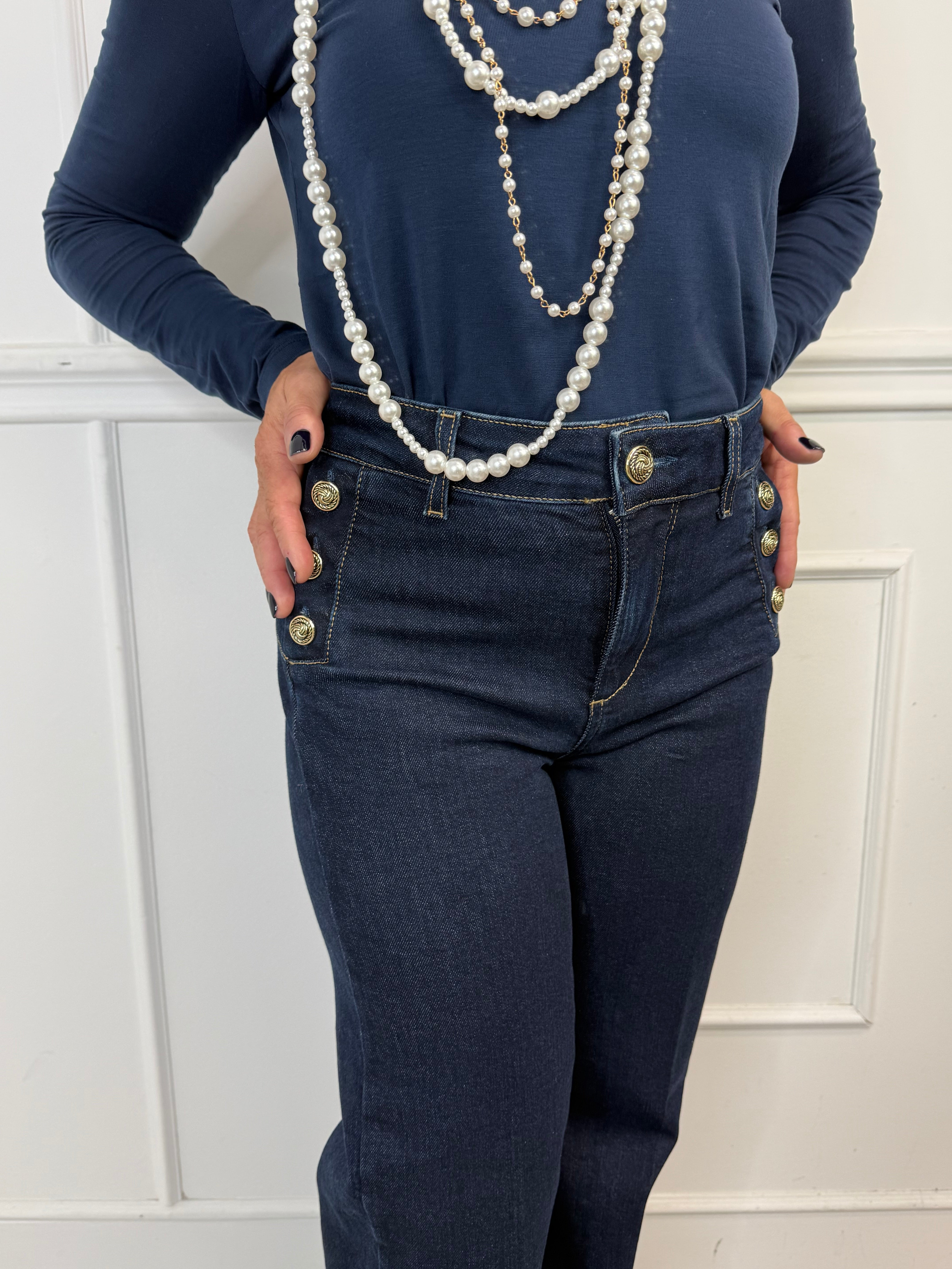 Jeans Flare Bottoni LiuJo