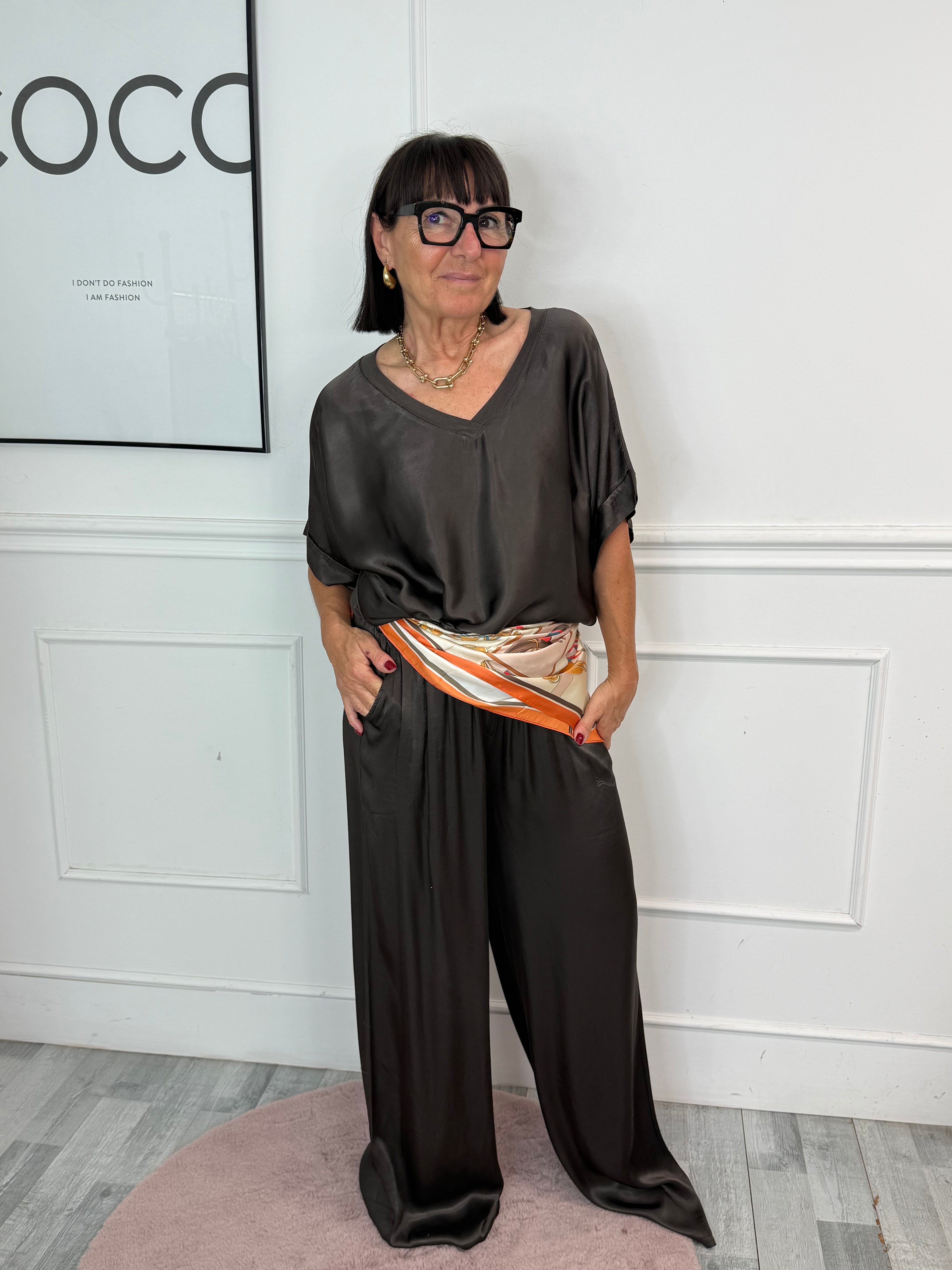 Completo Portofino Marrone