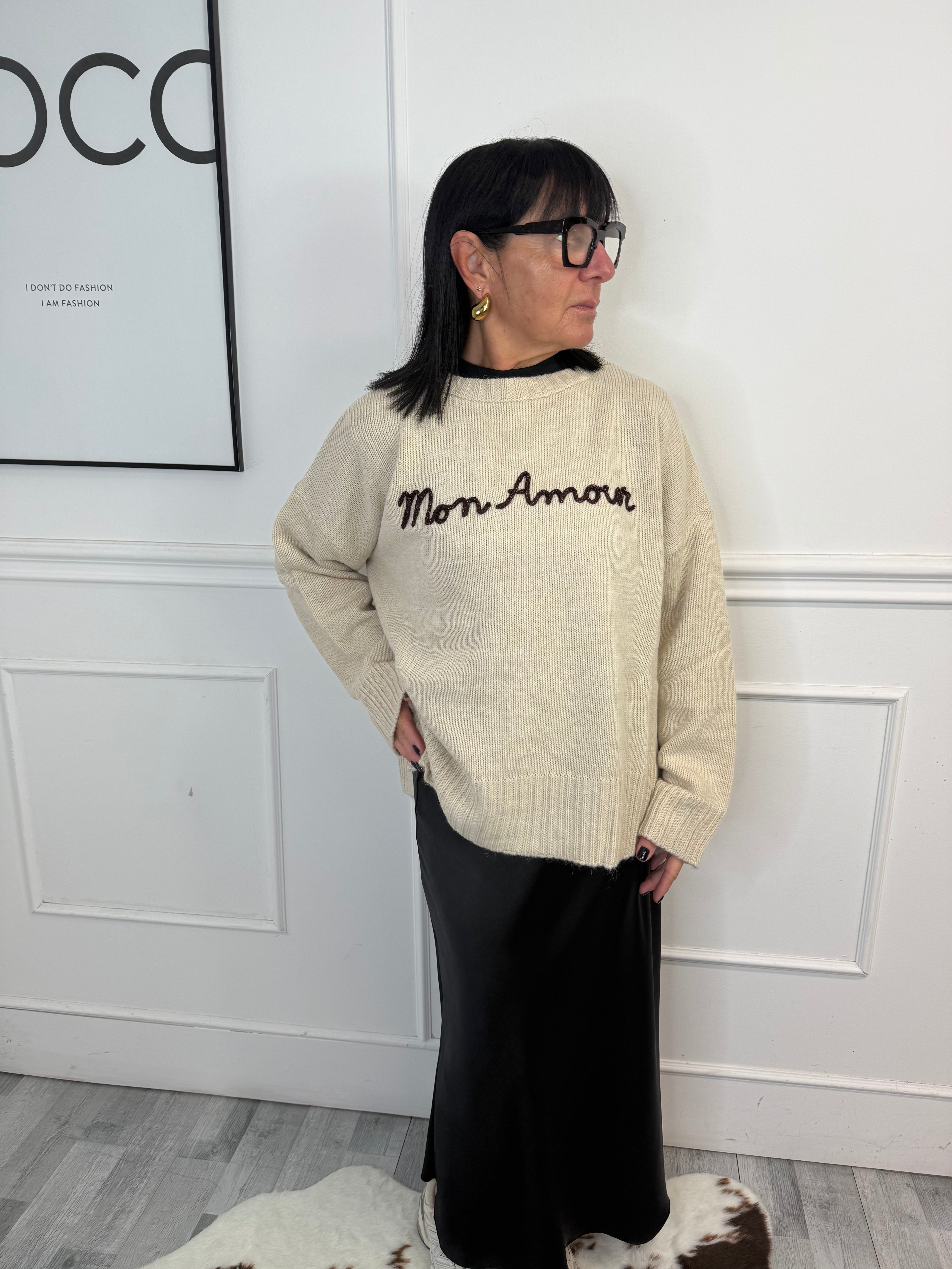 Maglia Mon Amour Beige Kontatto