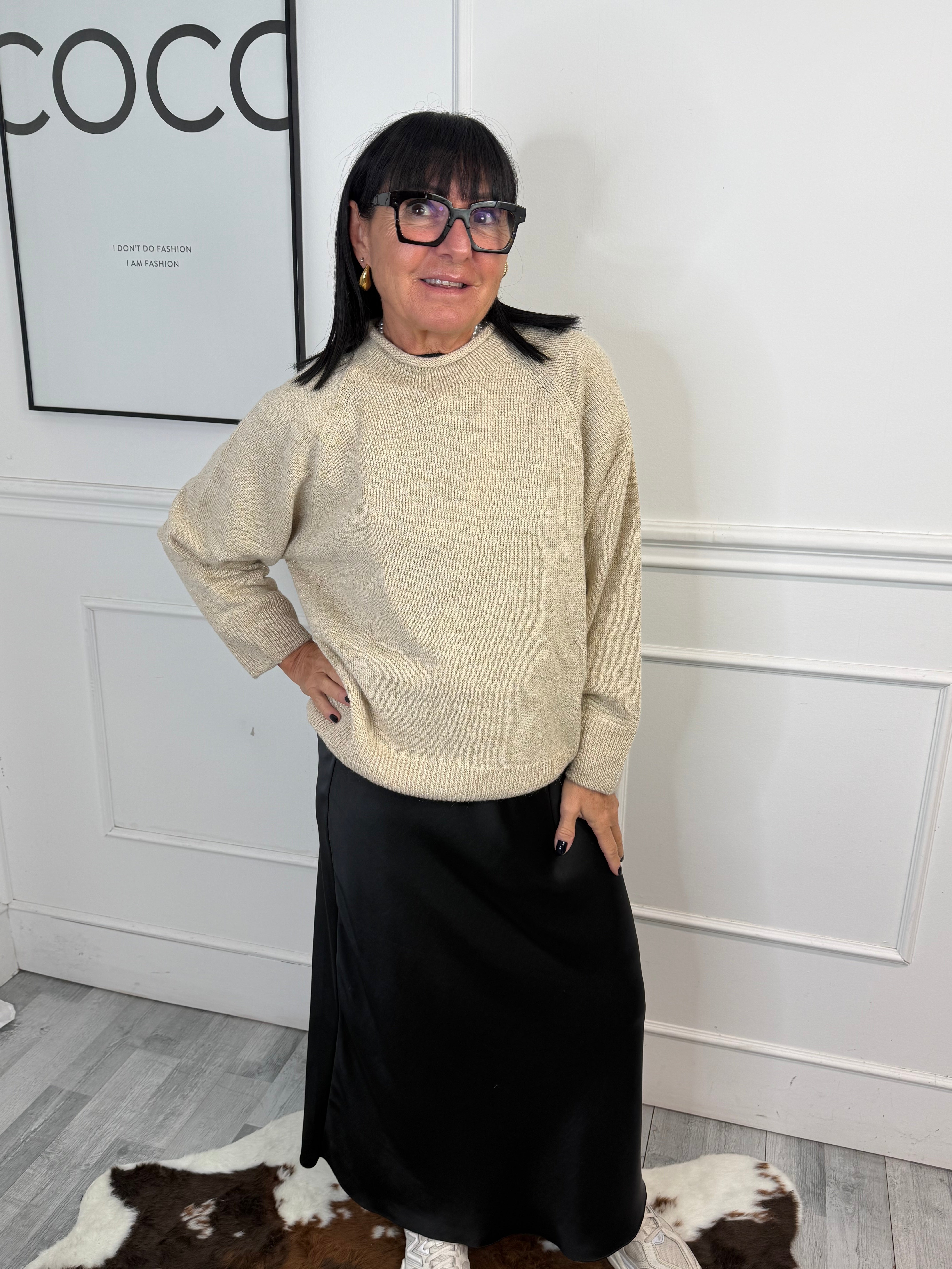 Maglia Glitter Oro Kontatto