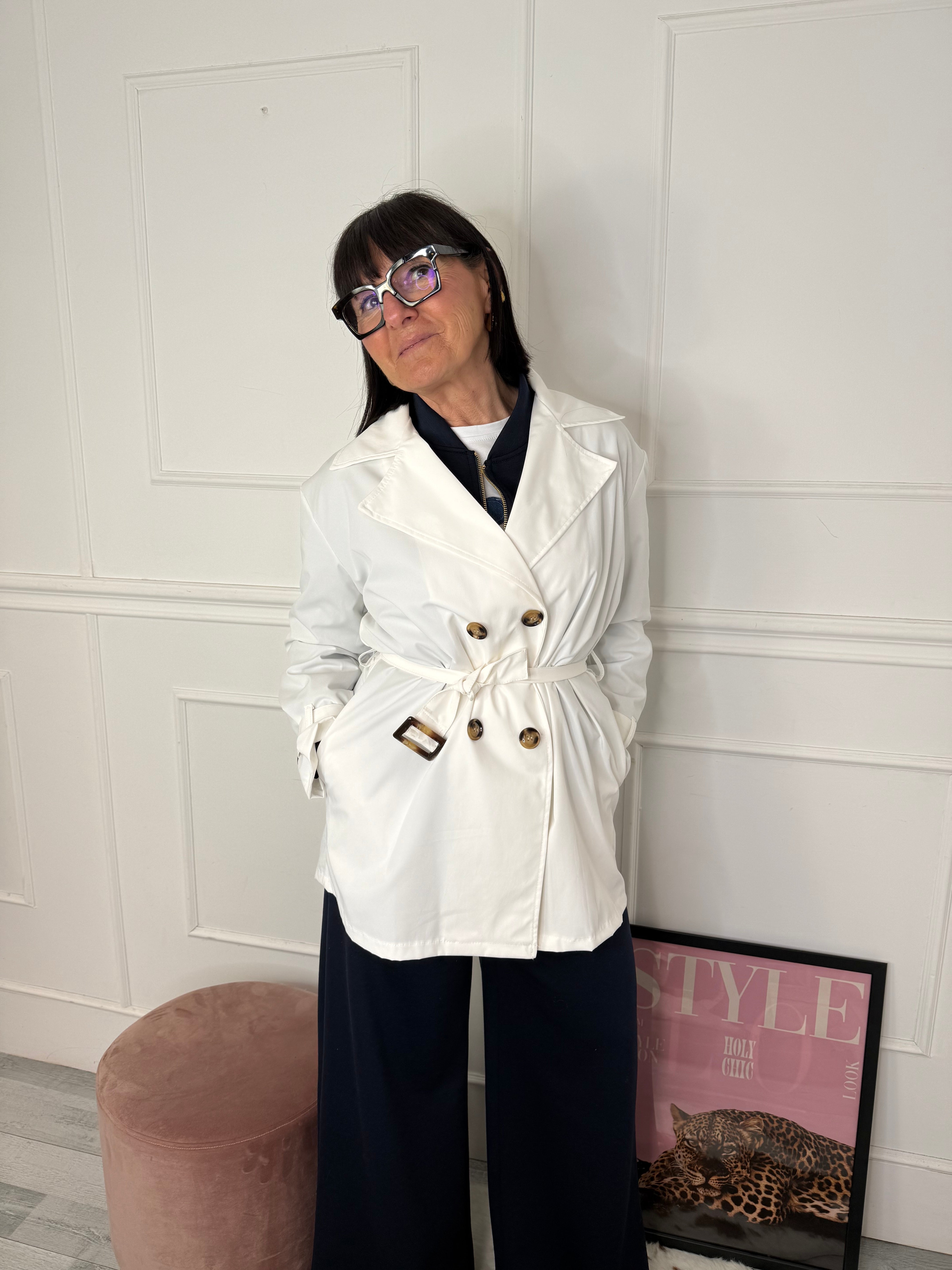 Trench London Bianco