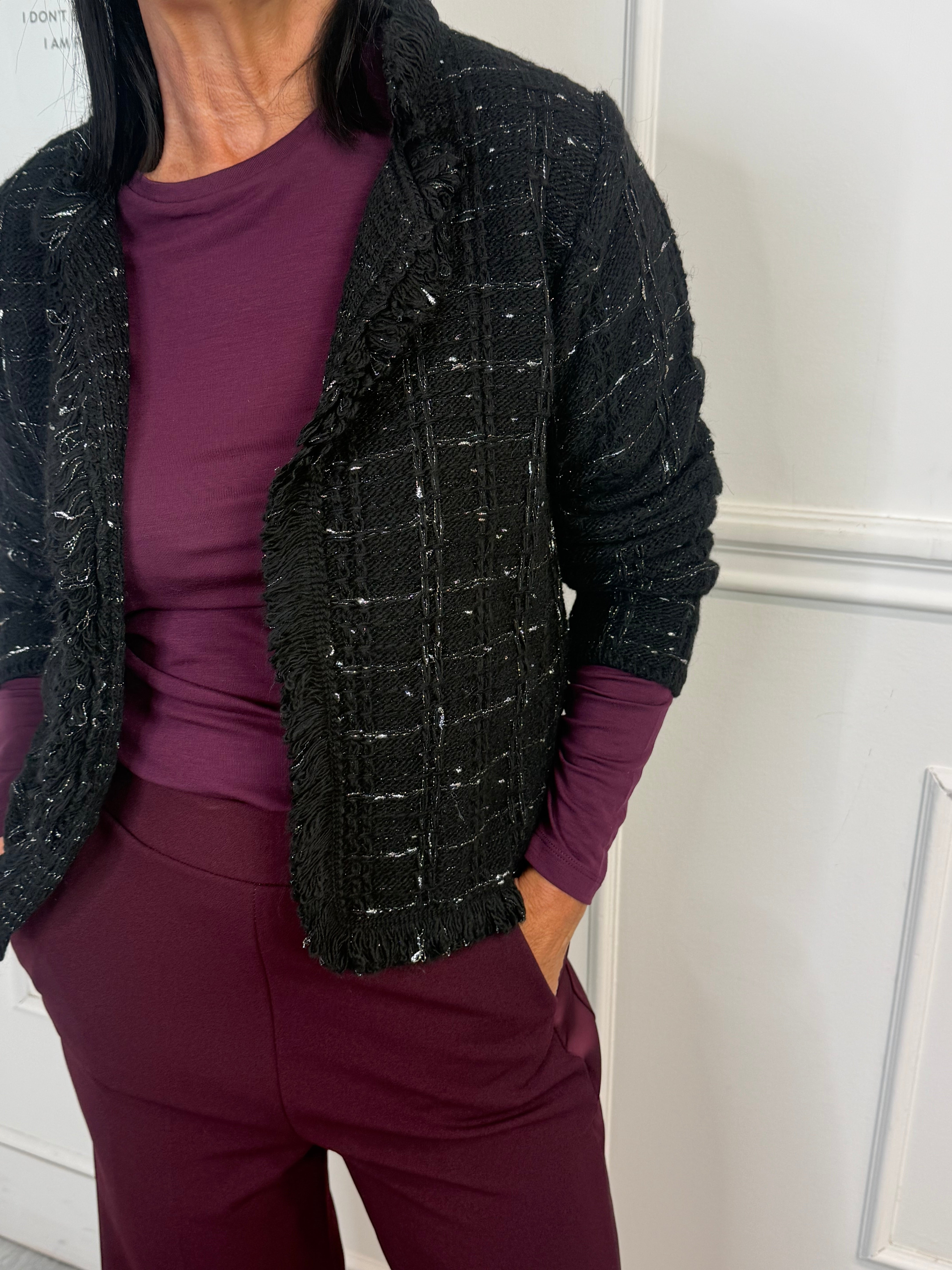 Cardigan Bruno Nero Kocca