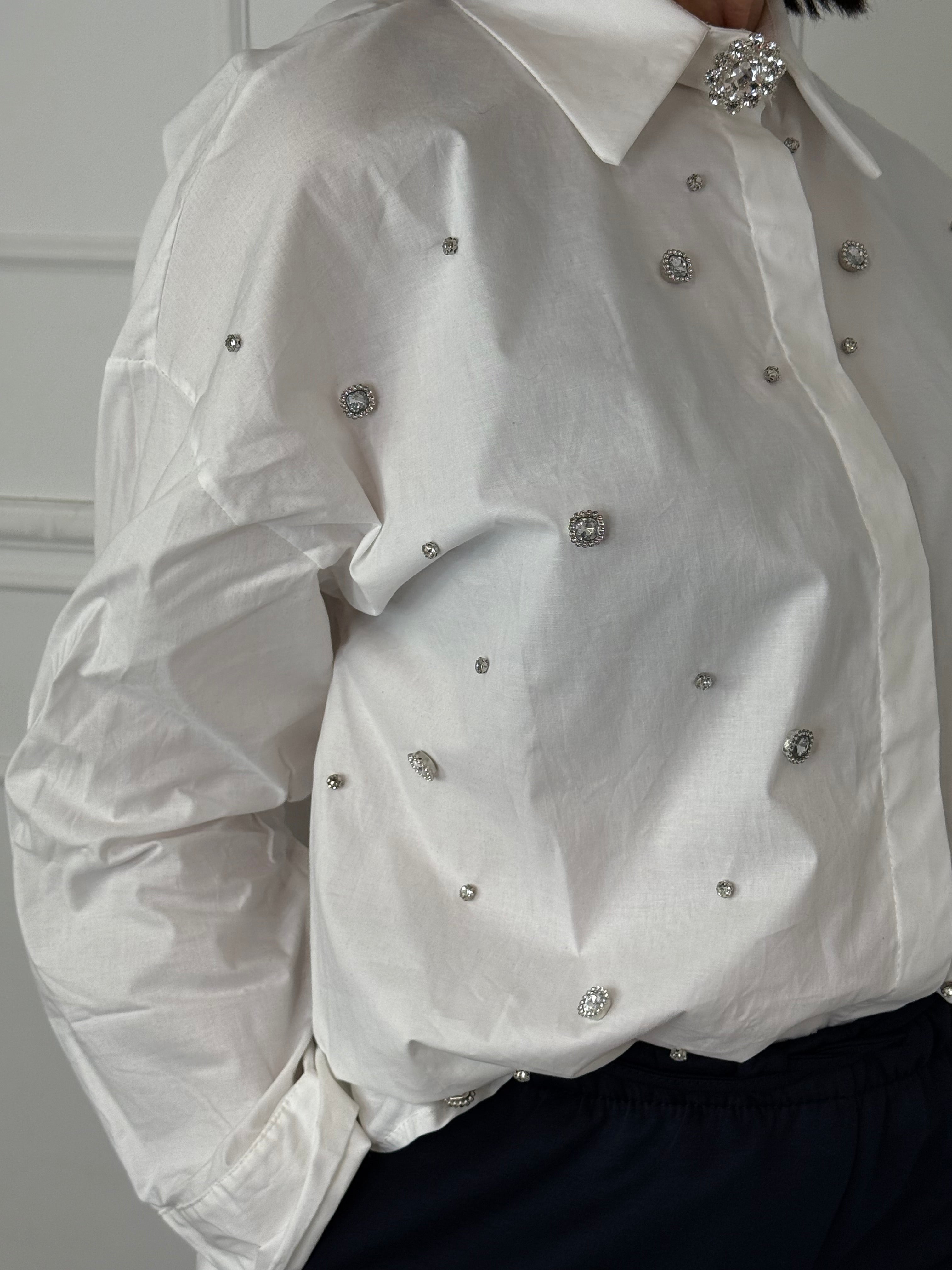 Camicia Castoni Bianca
