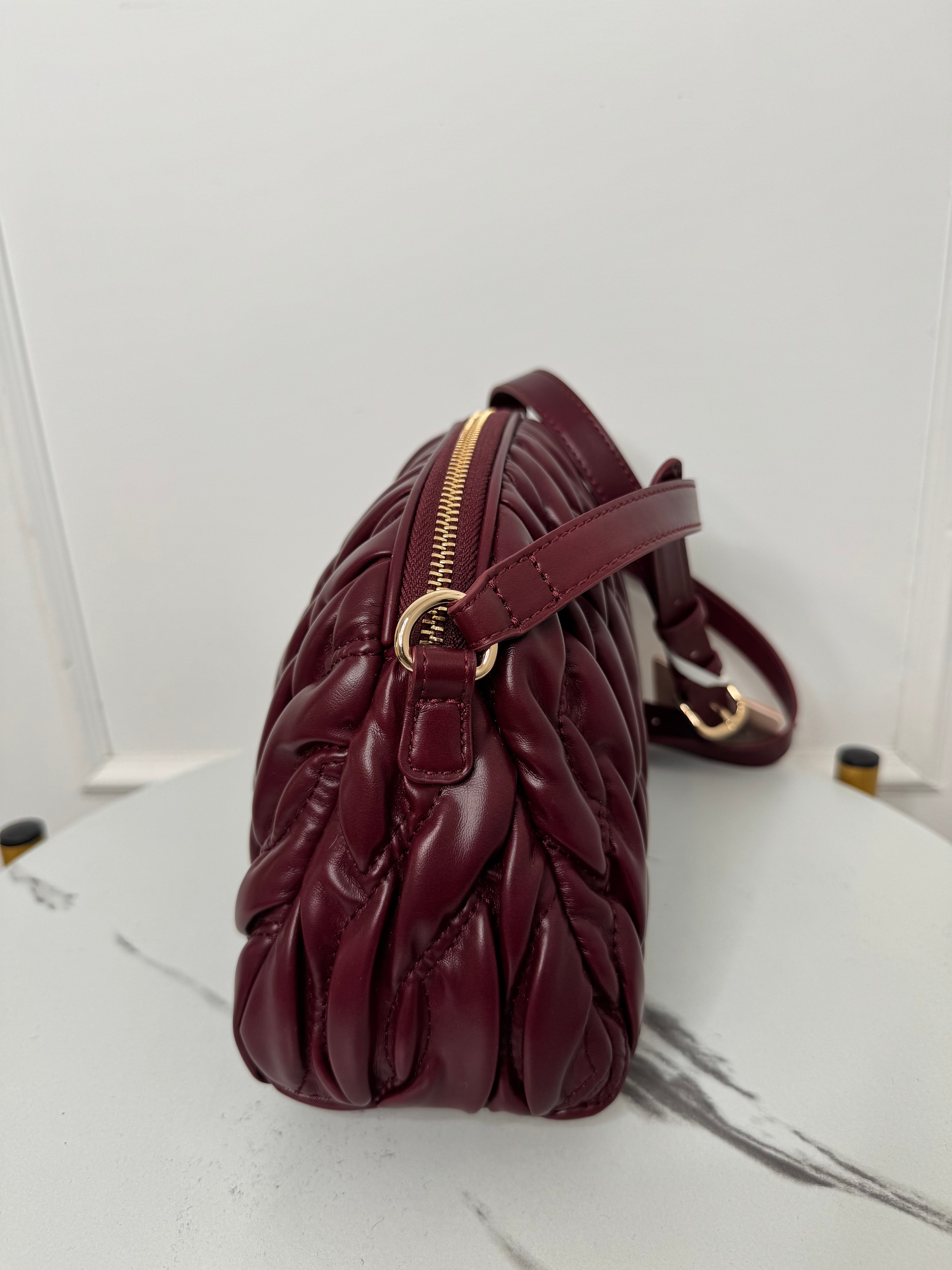 Borsa Matelasse Bordeaux