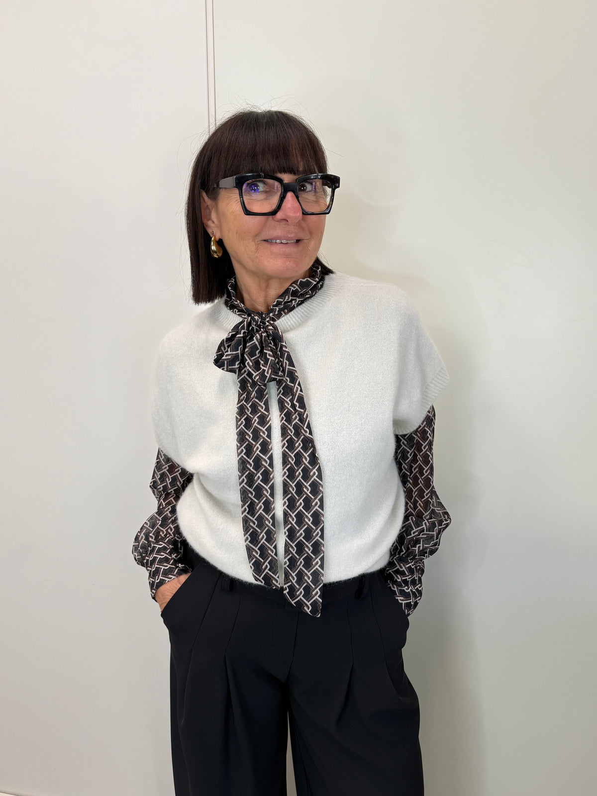 Gilet Amelia Bianco