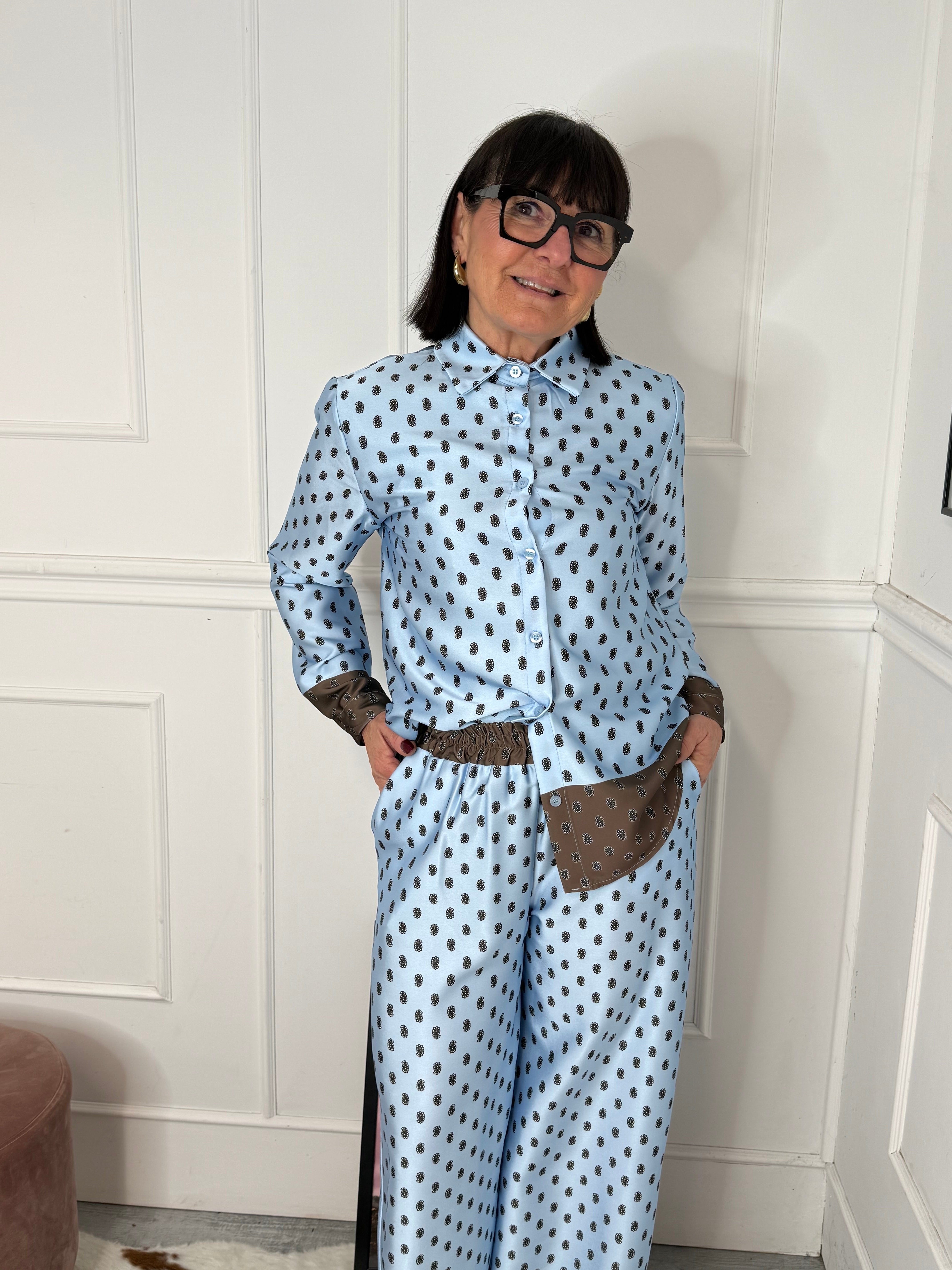 Completo India Azzurro