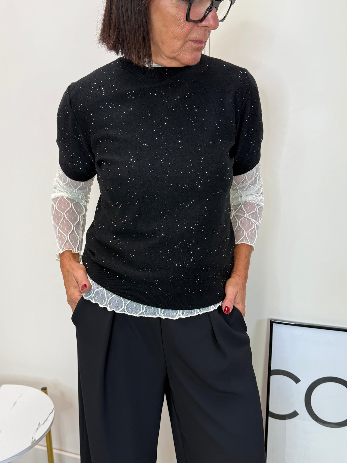 Maglia Glossy Nera