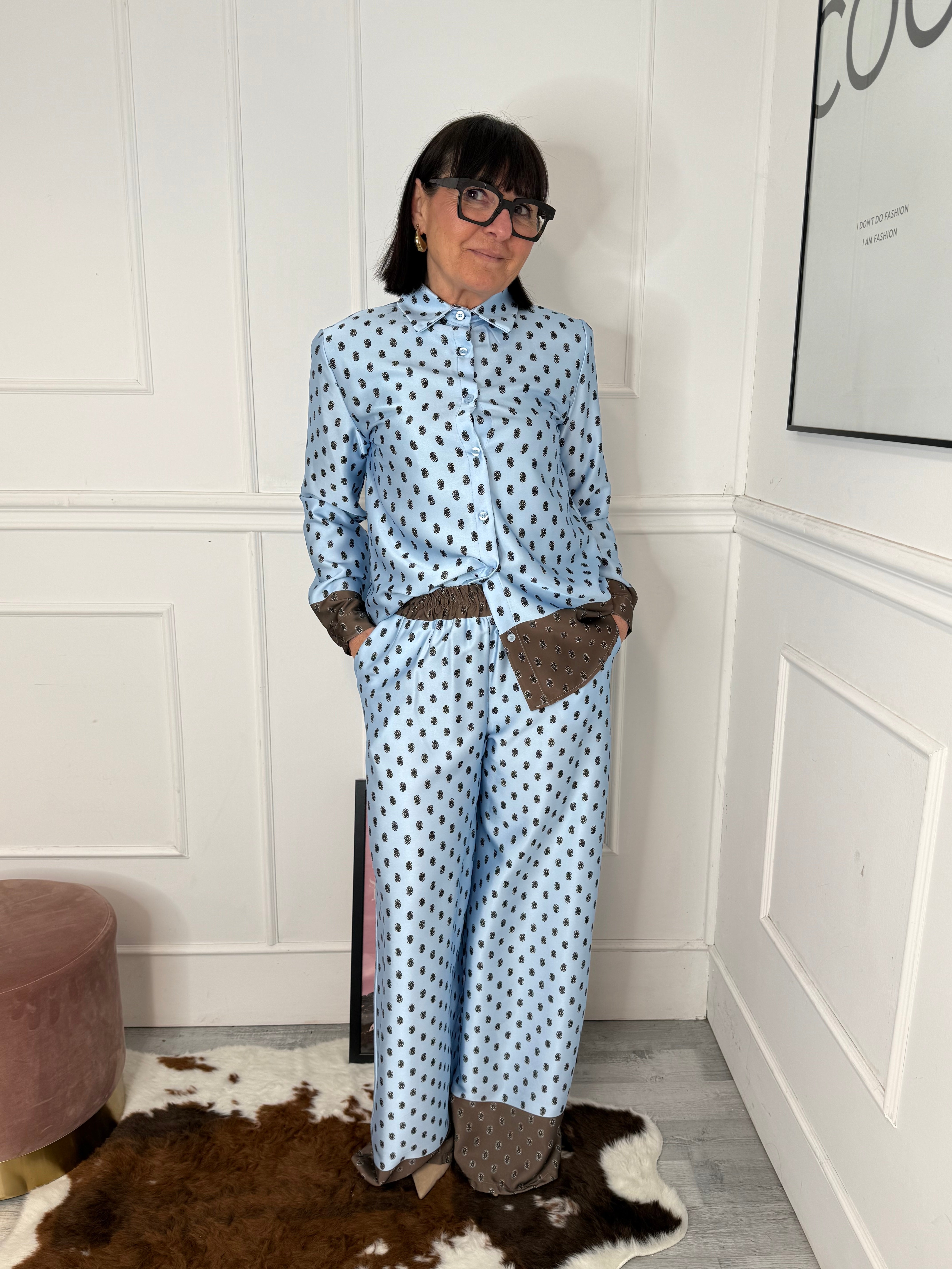 Completo India Azzurro