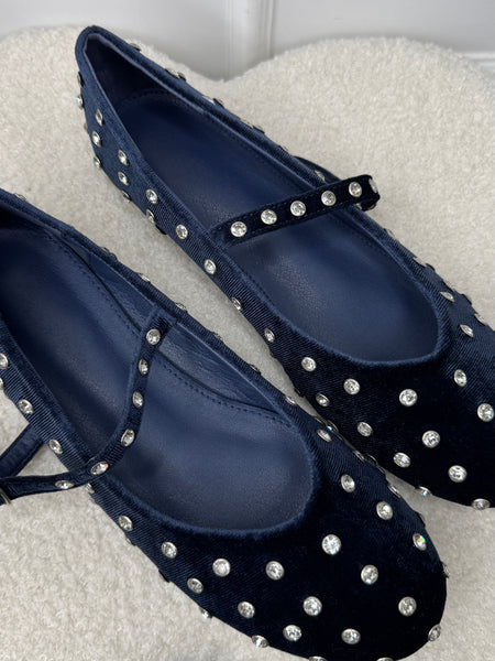 Ballerine Luce Blu