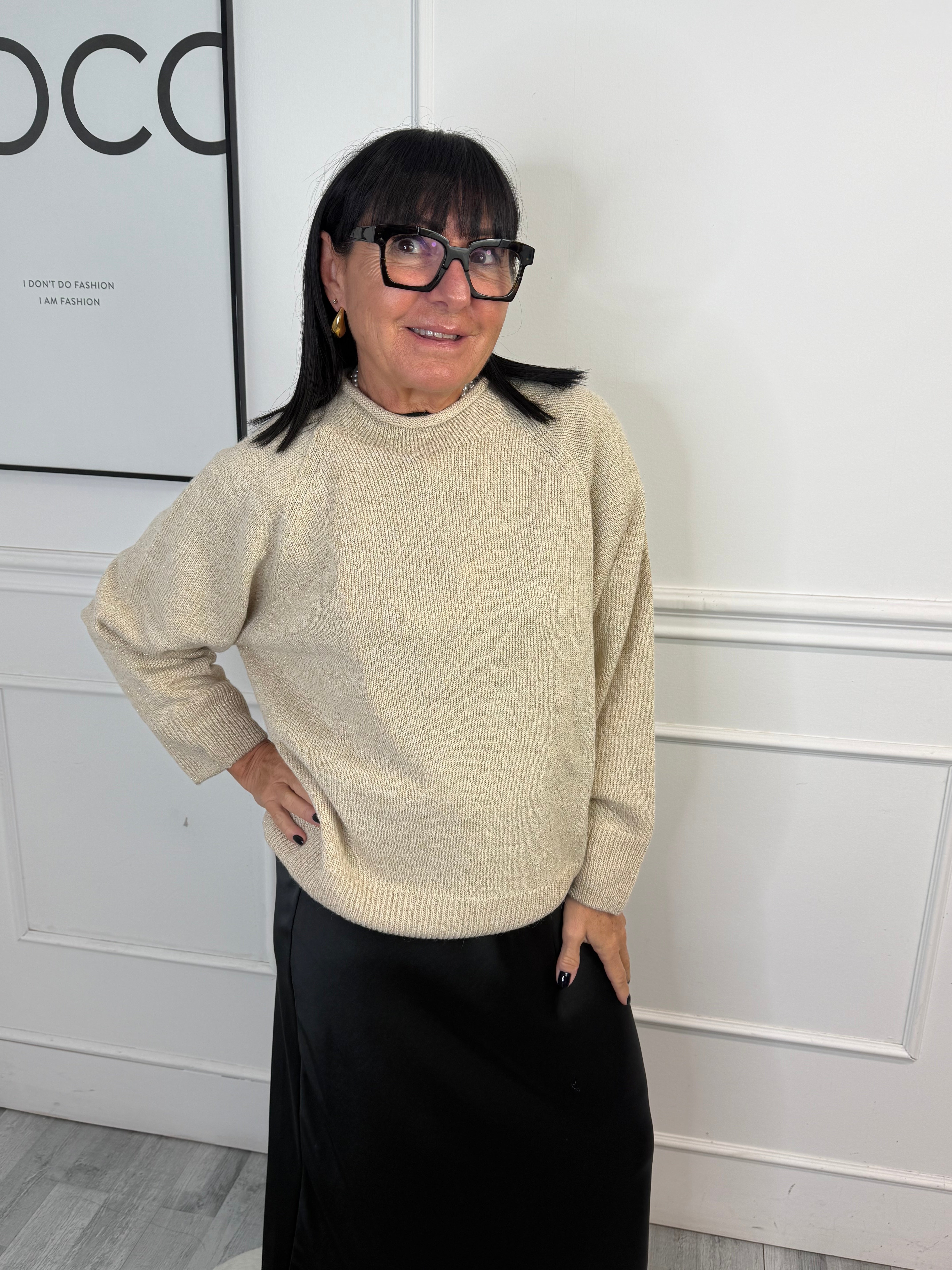 Maglia Glitter Oro Kontatto