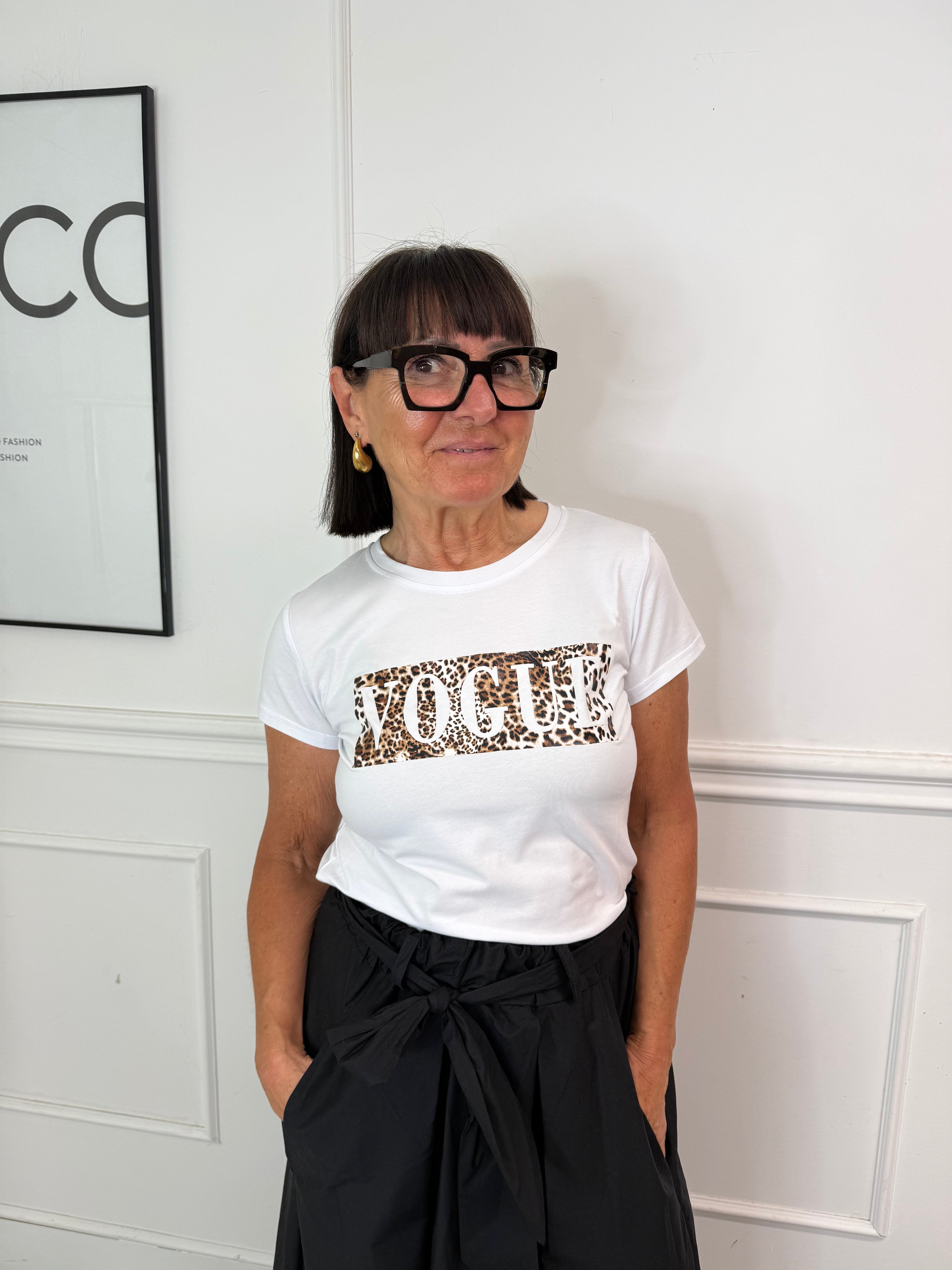 T-shirt Leopard