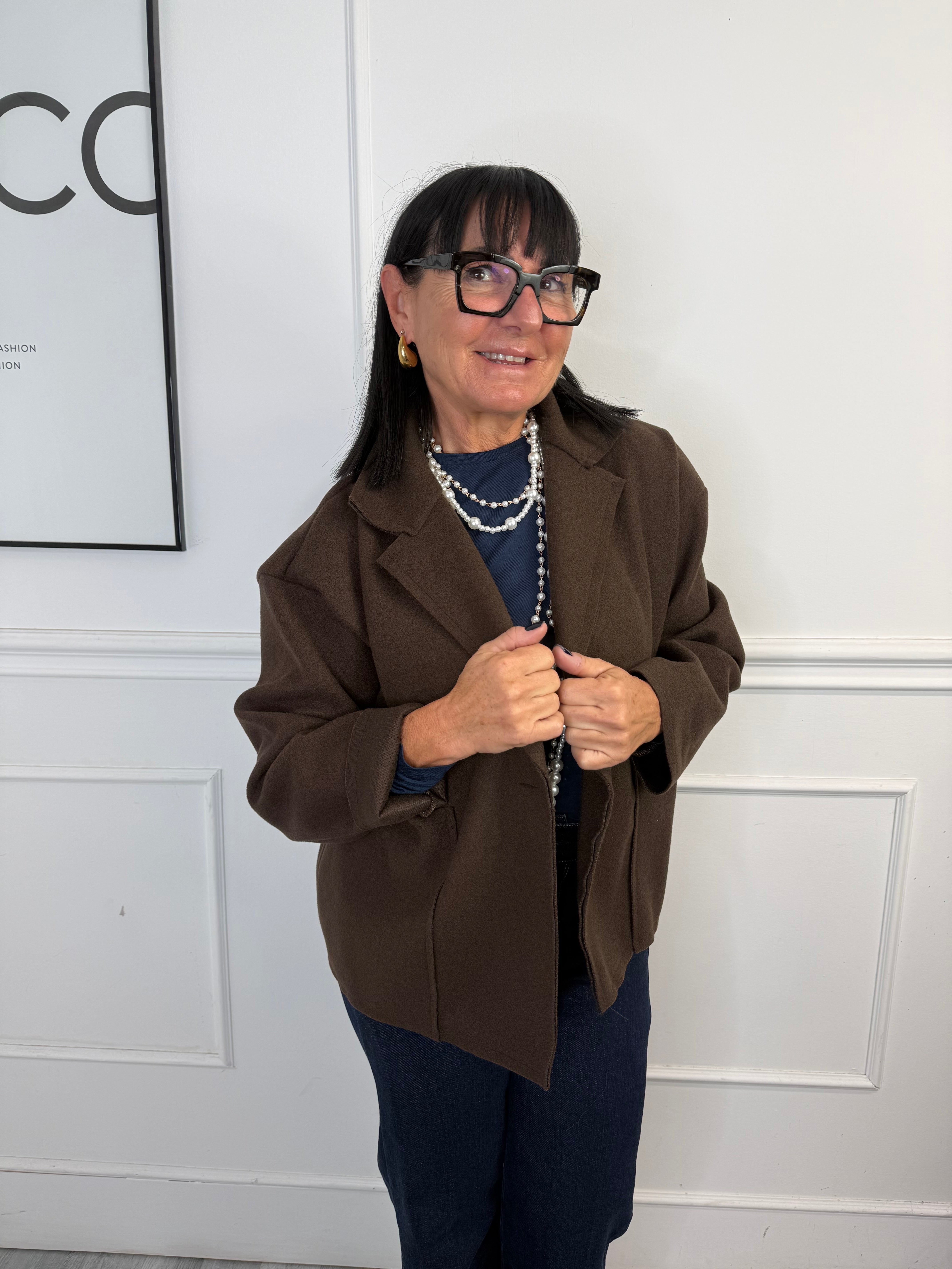 Giubbino Sporty Marrone