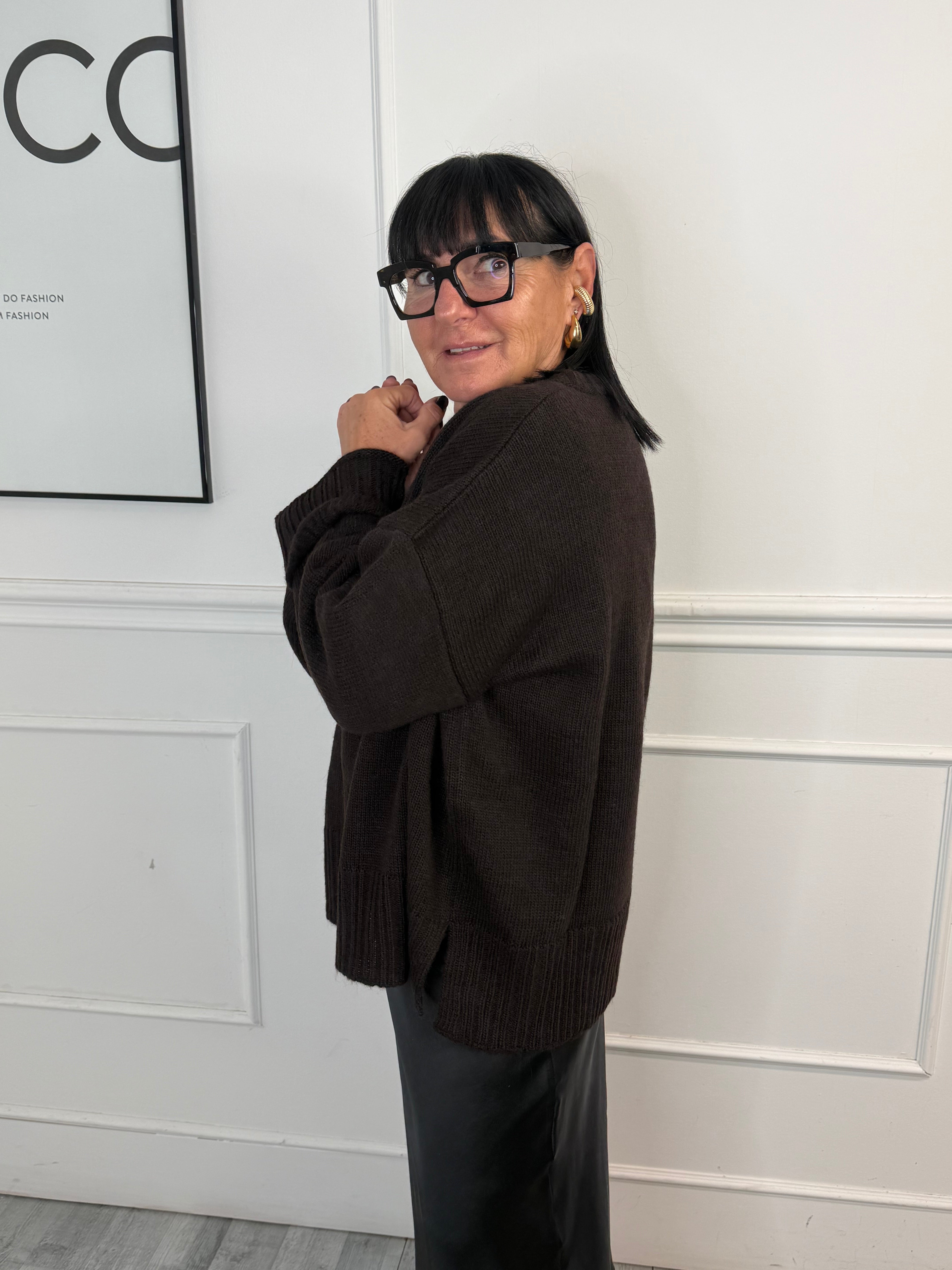 Maglia Mon Amour Marrone Kontatto