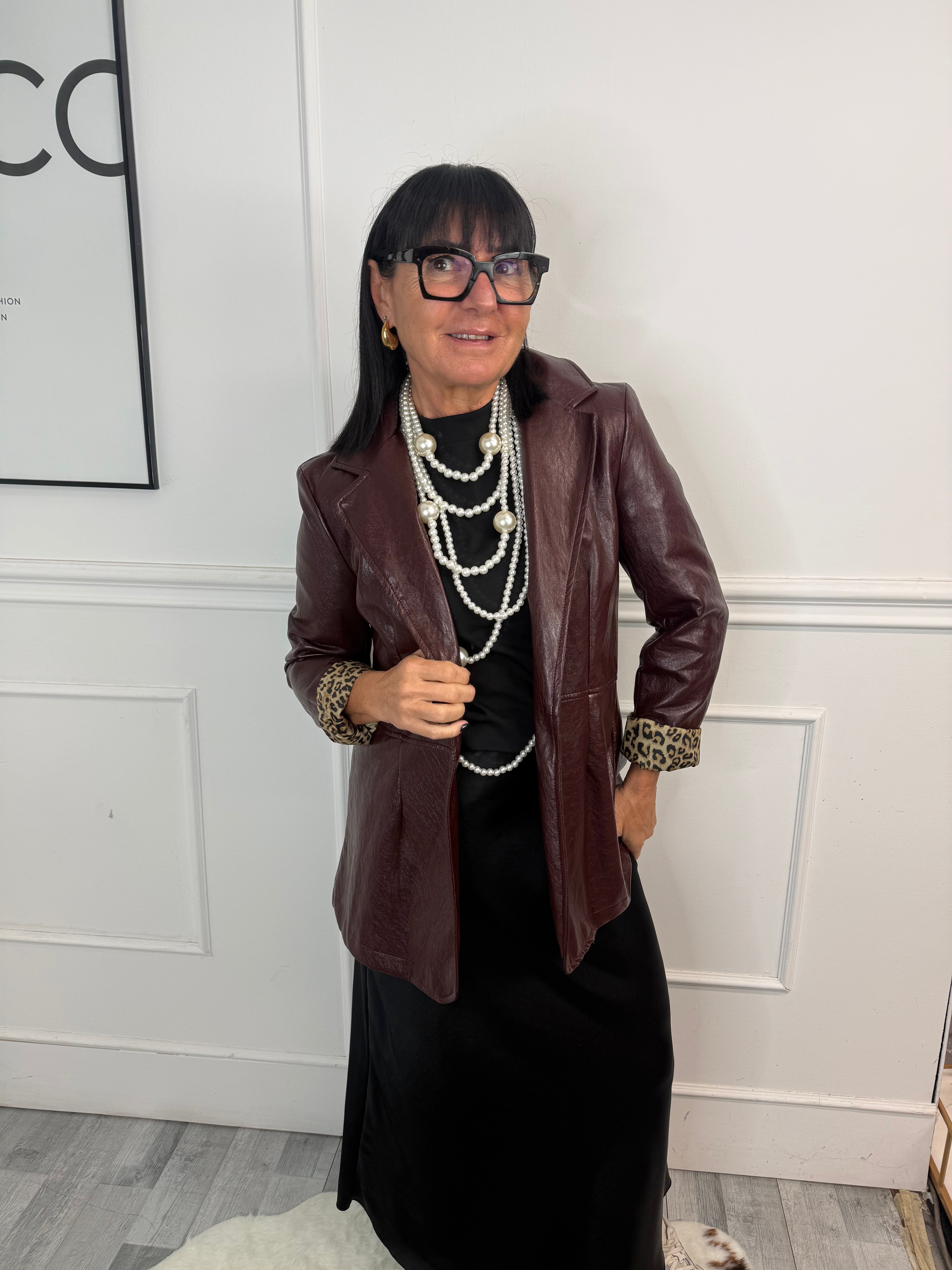 Giacca Matrix Bordeaux