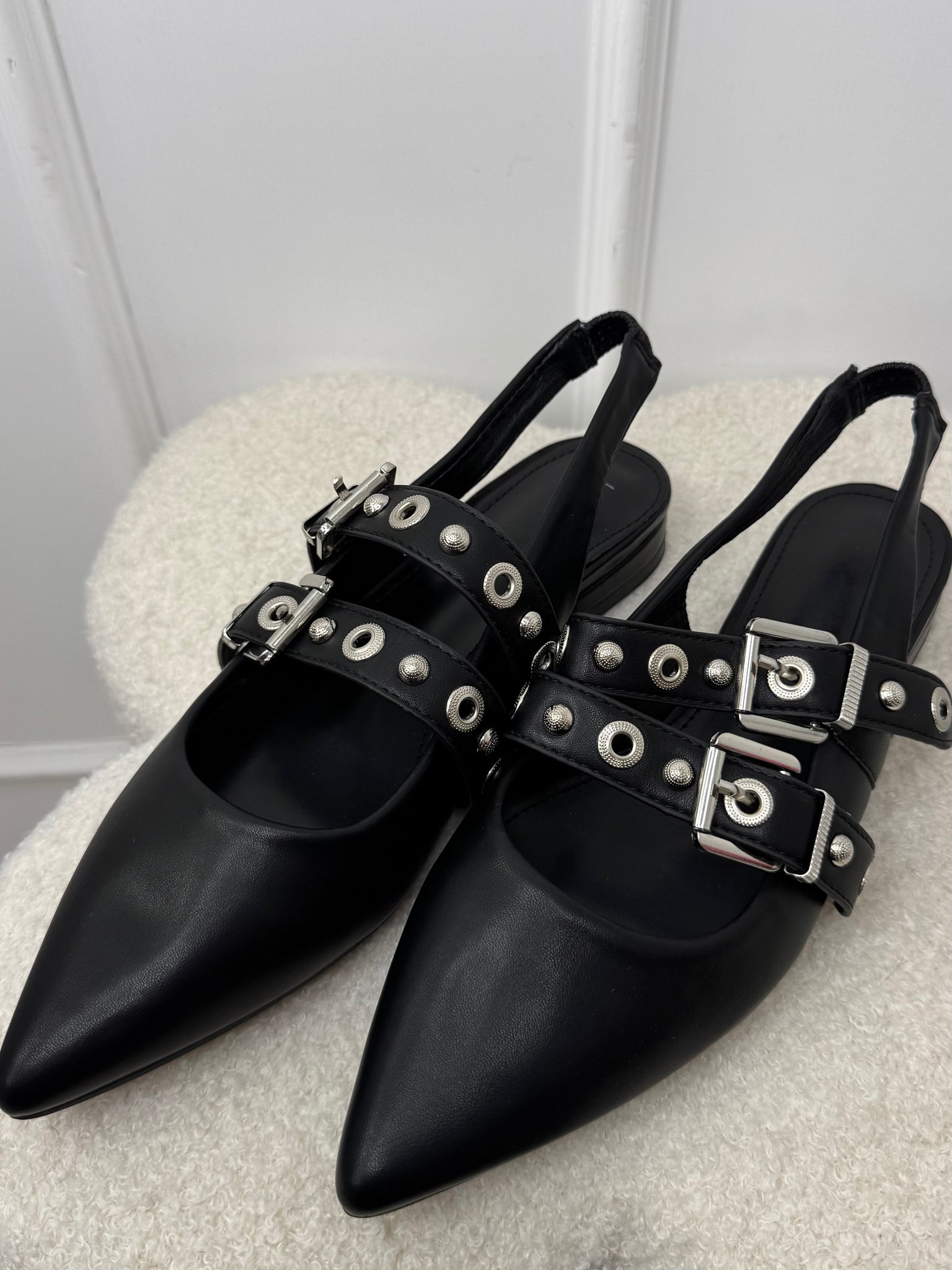 Ballerine Fibbia Nera
