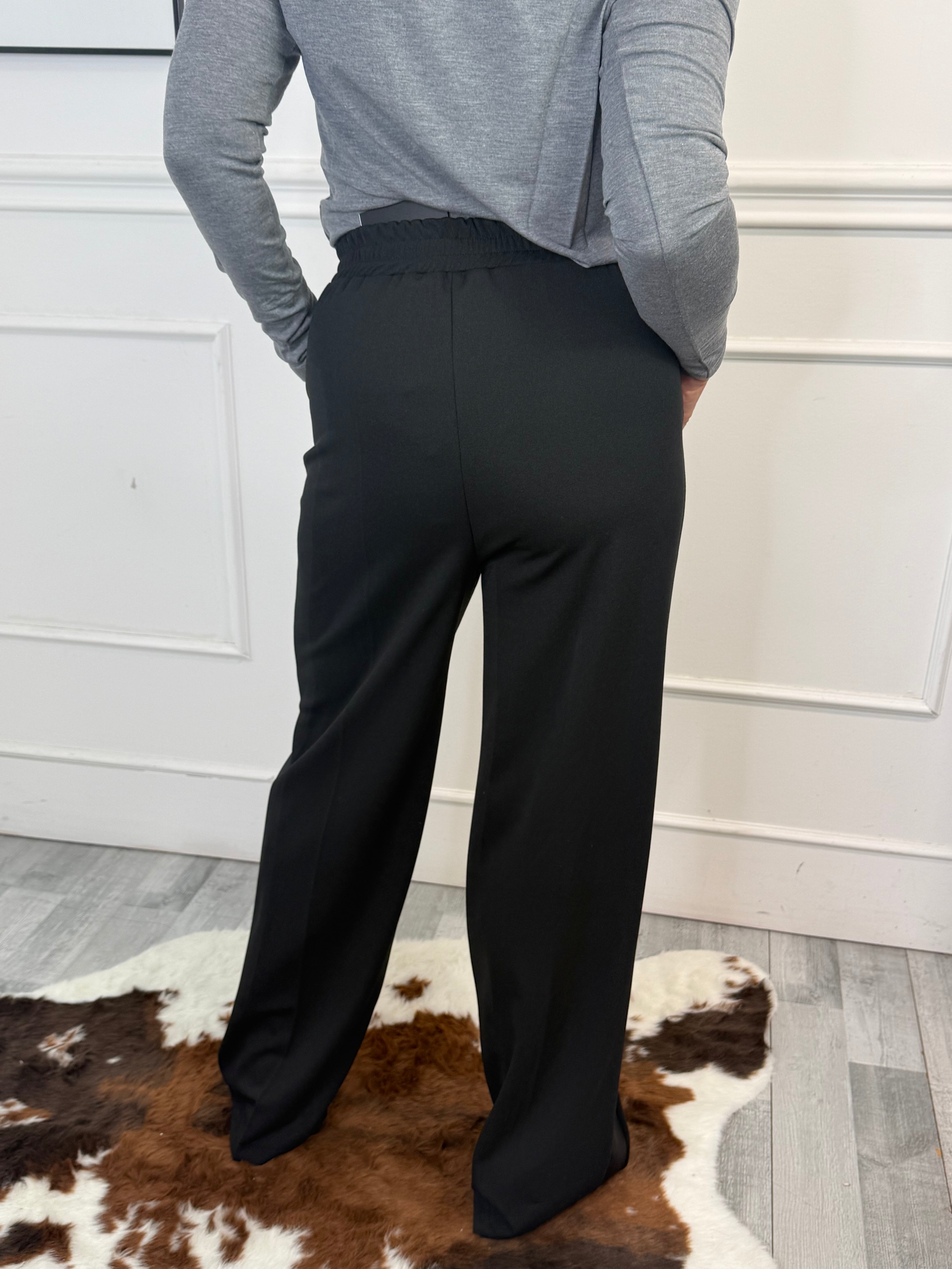 Pantalone Satin Nero