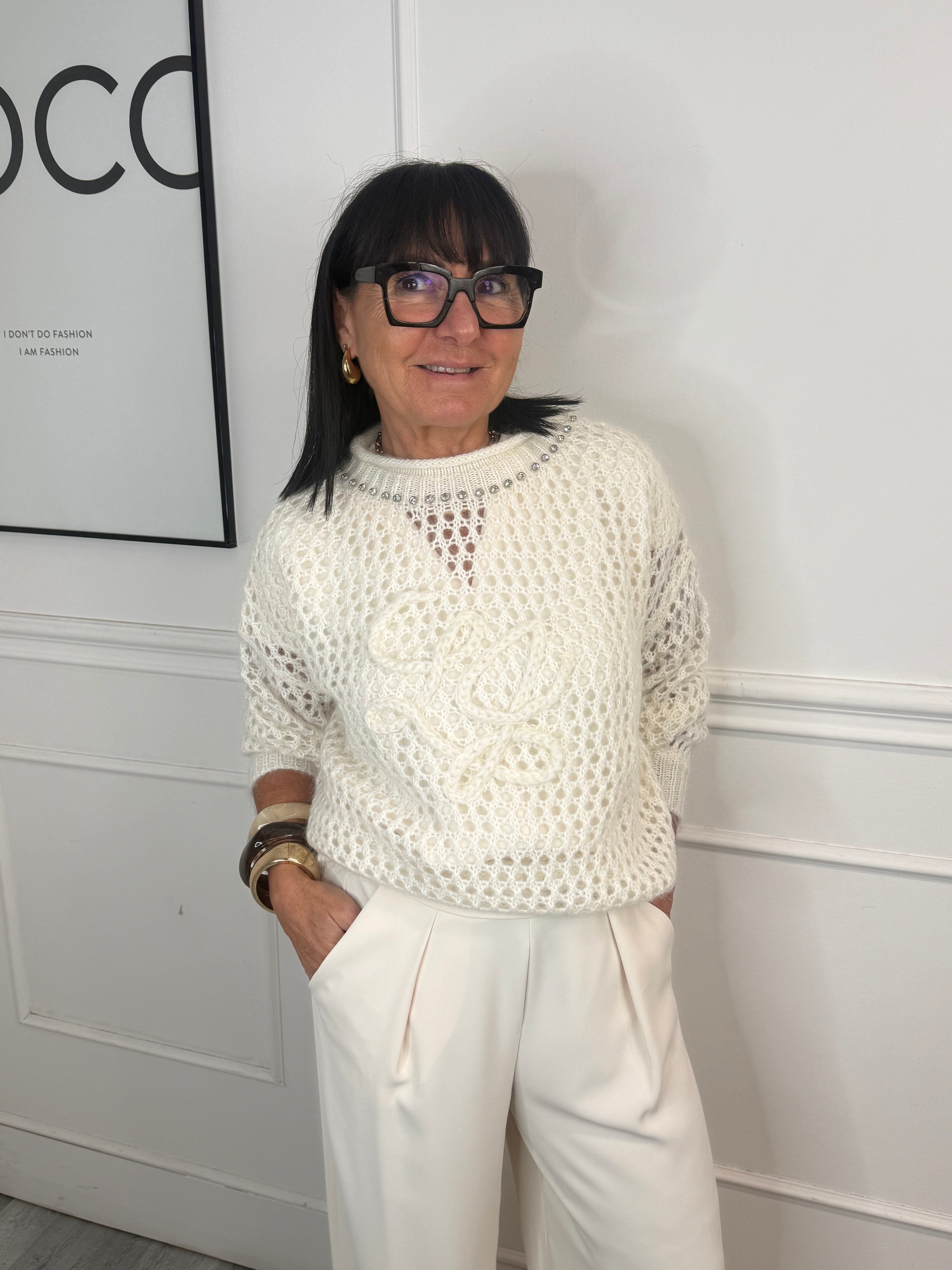 Maglia Lana Bianca LiuJo