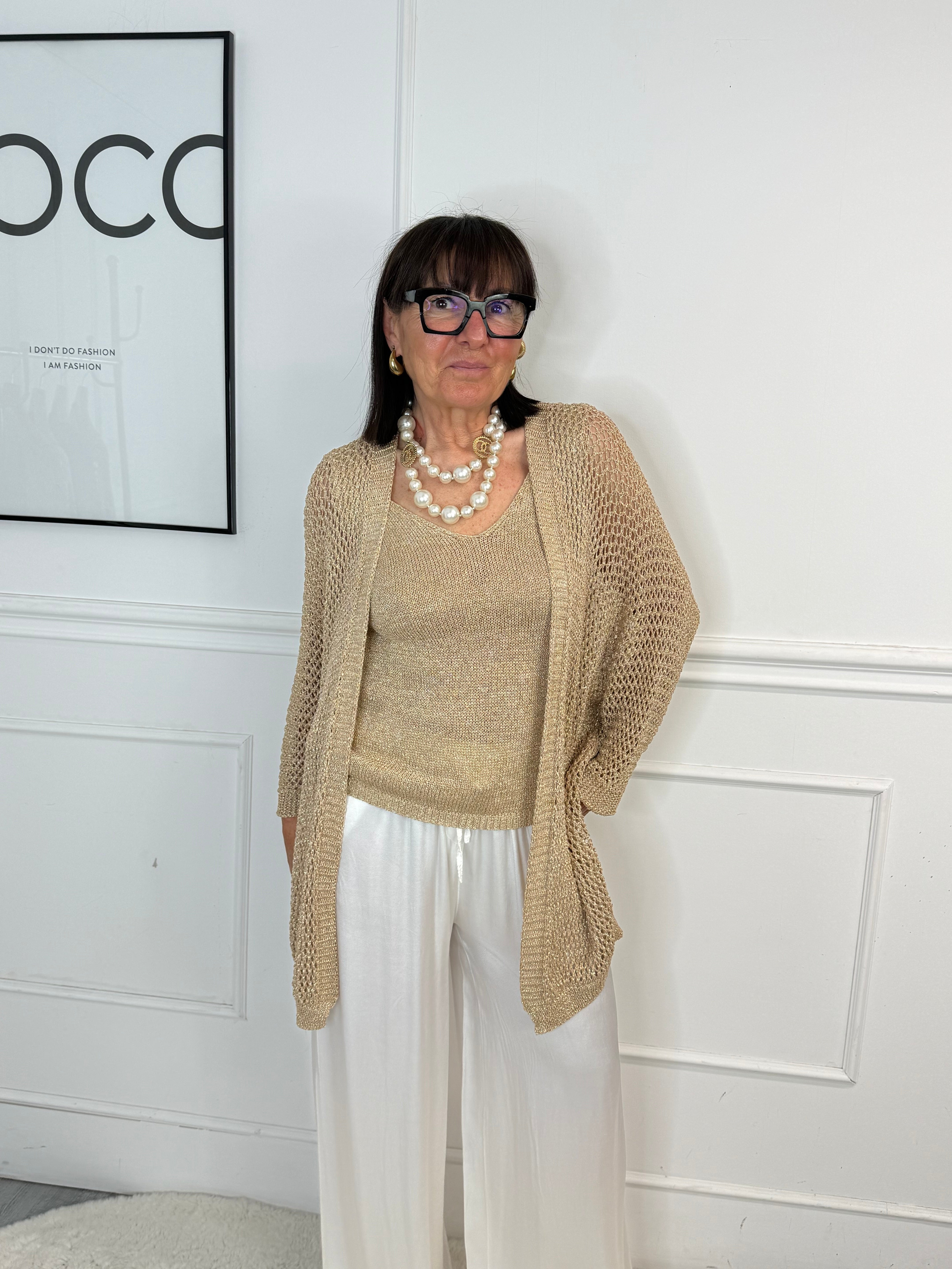 Cardigan Cervia Oro