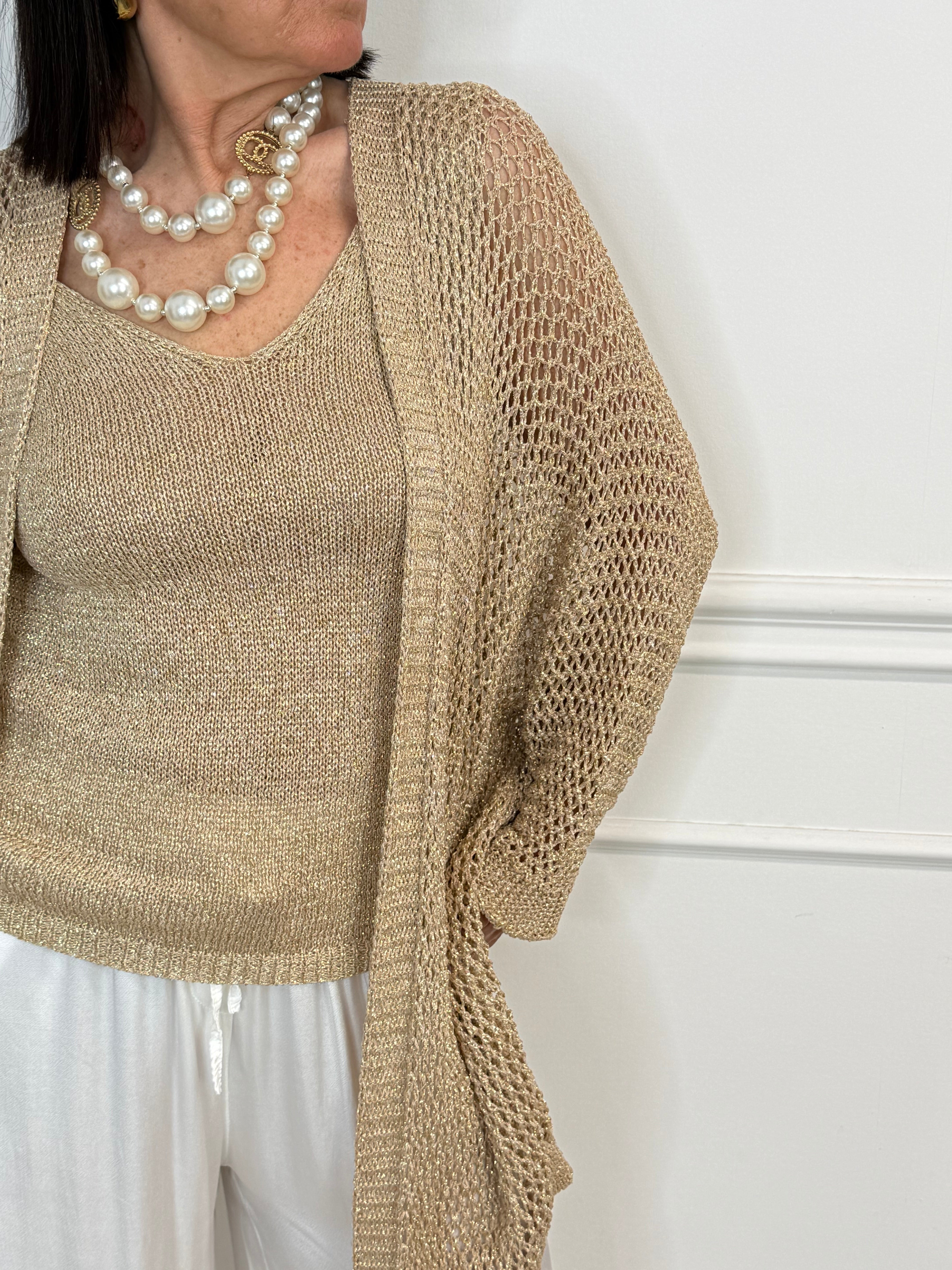 Cardigan Cervia Oro