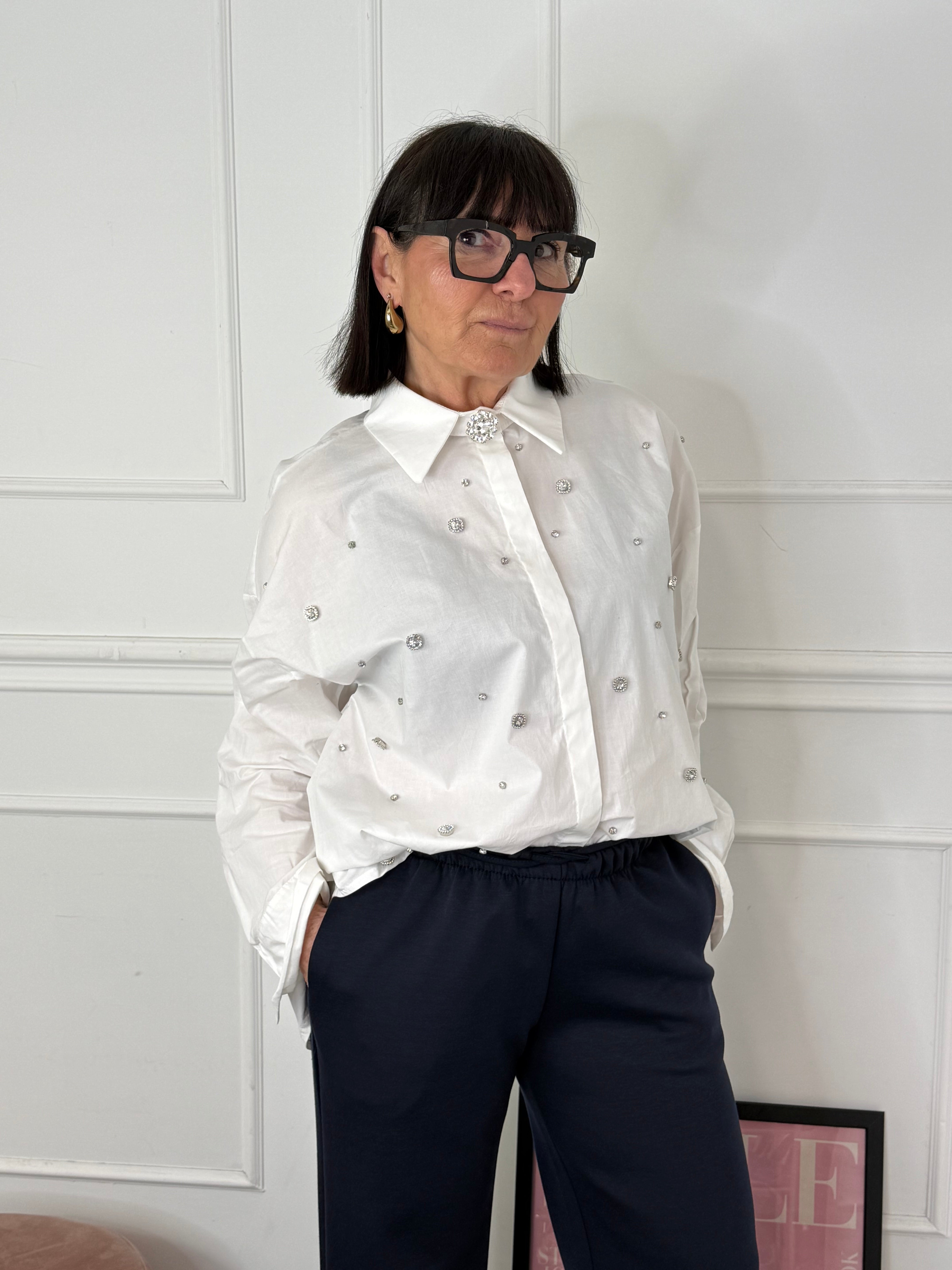 Camicia Castoni Bianca