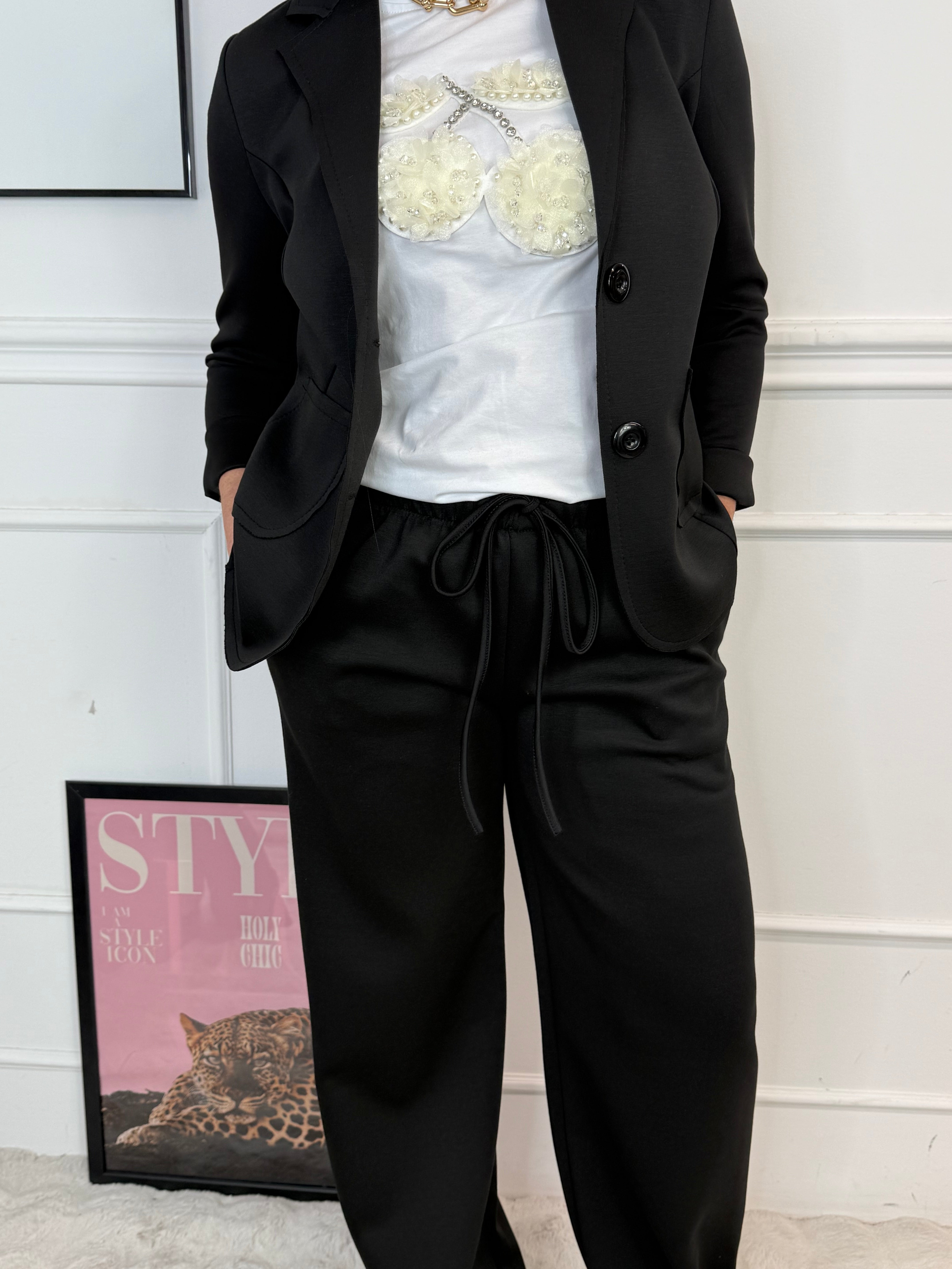 Pantalone Torino Nero