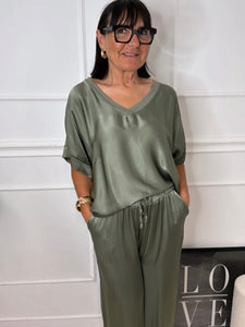Blusa Fluida Verde
