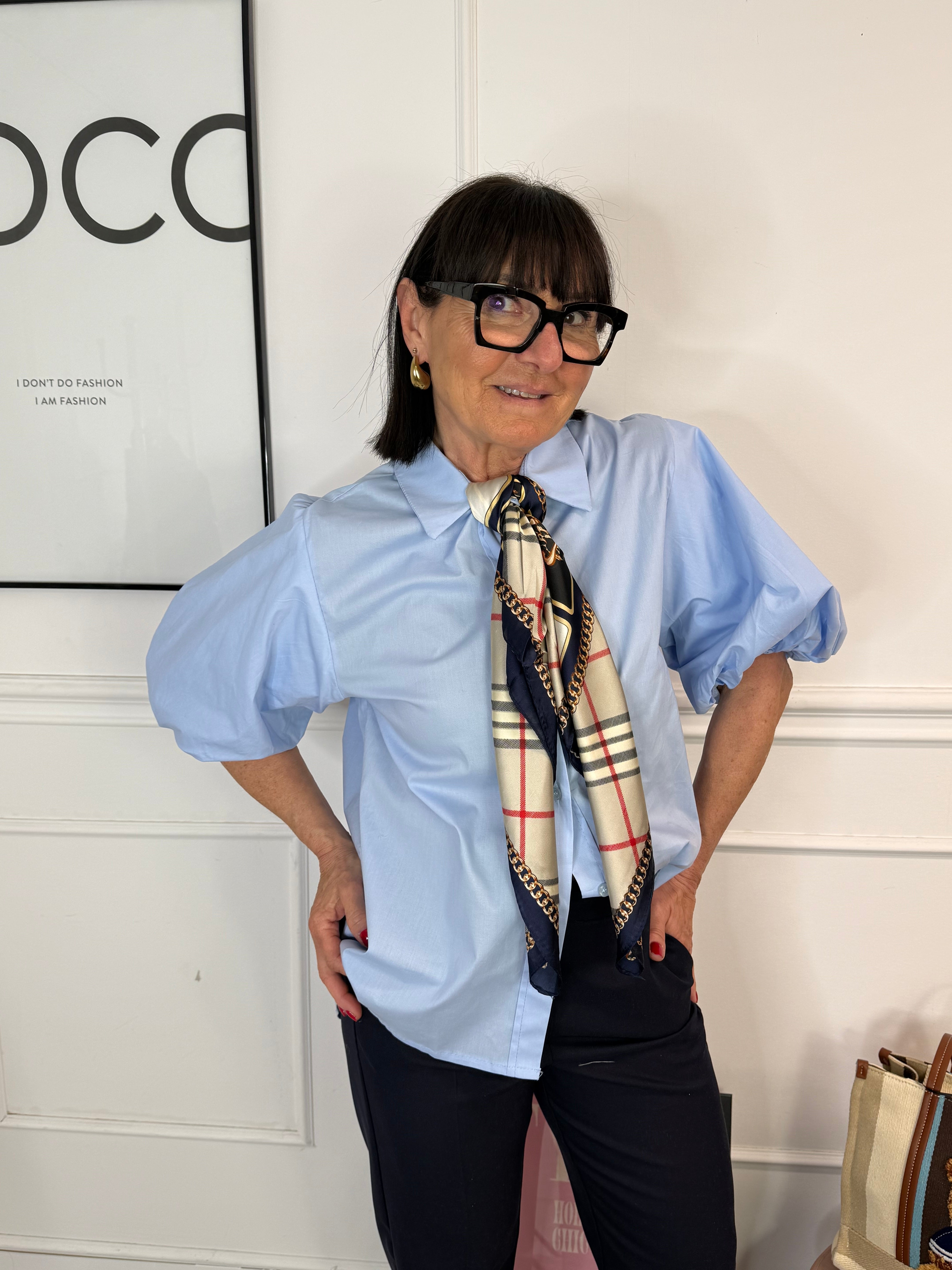 Camicia Bon Bon Azzurra