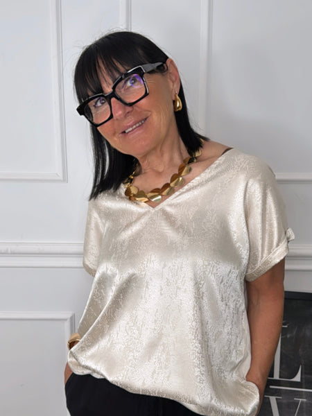 Blusa Amalia Avorio