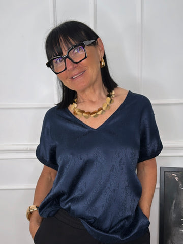 Blusa Amalia Blu
