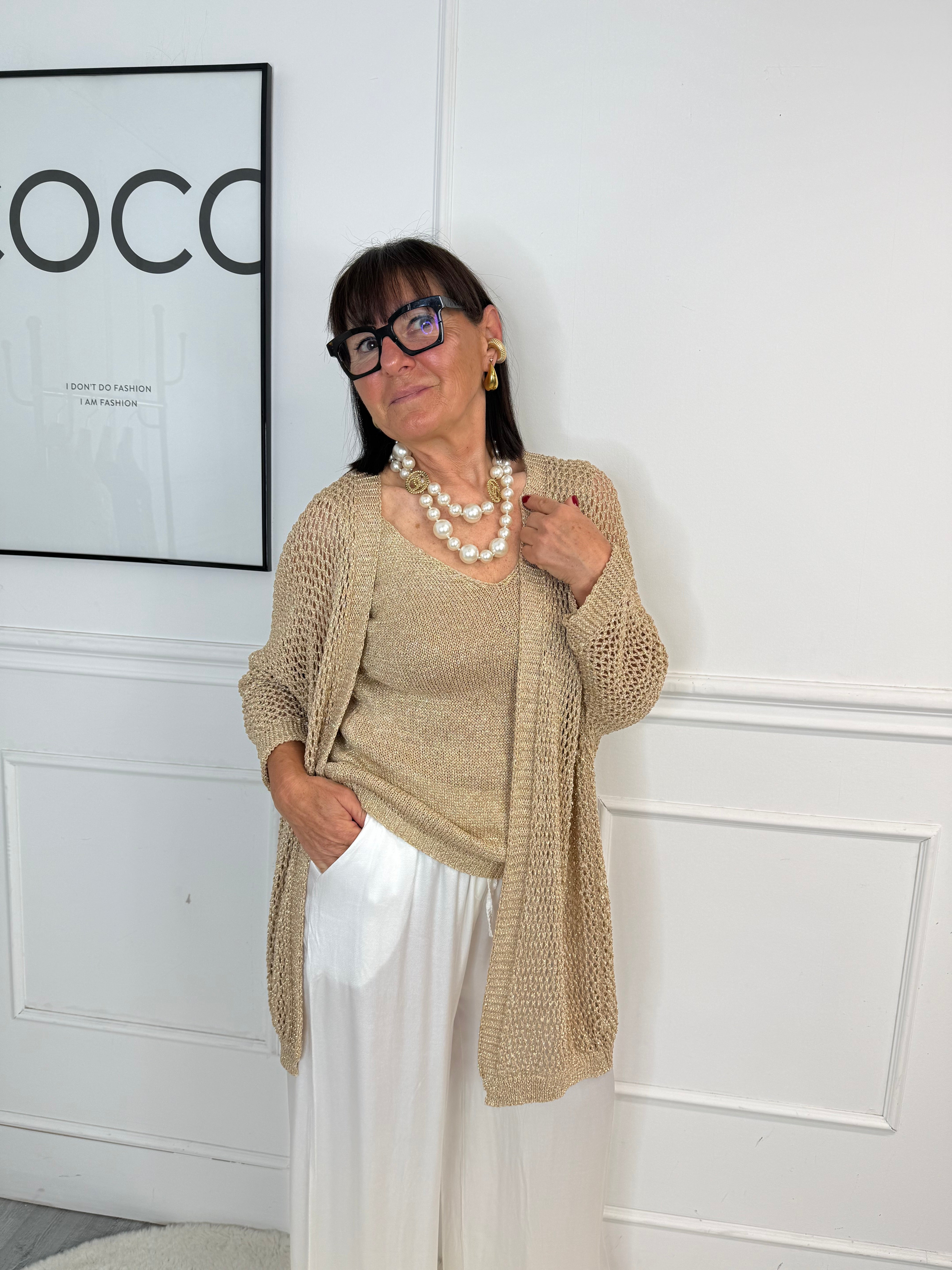 Cardigan Cervia Oro