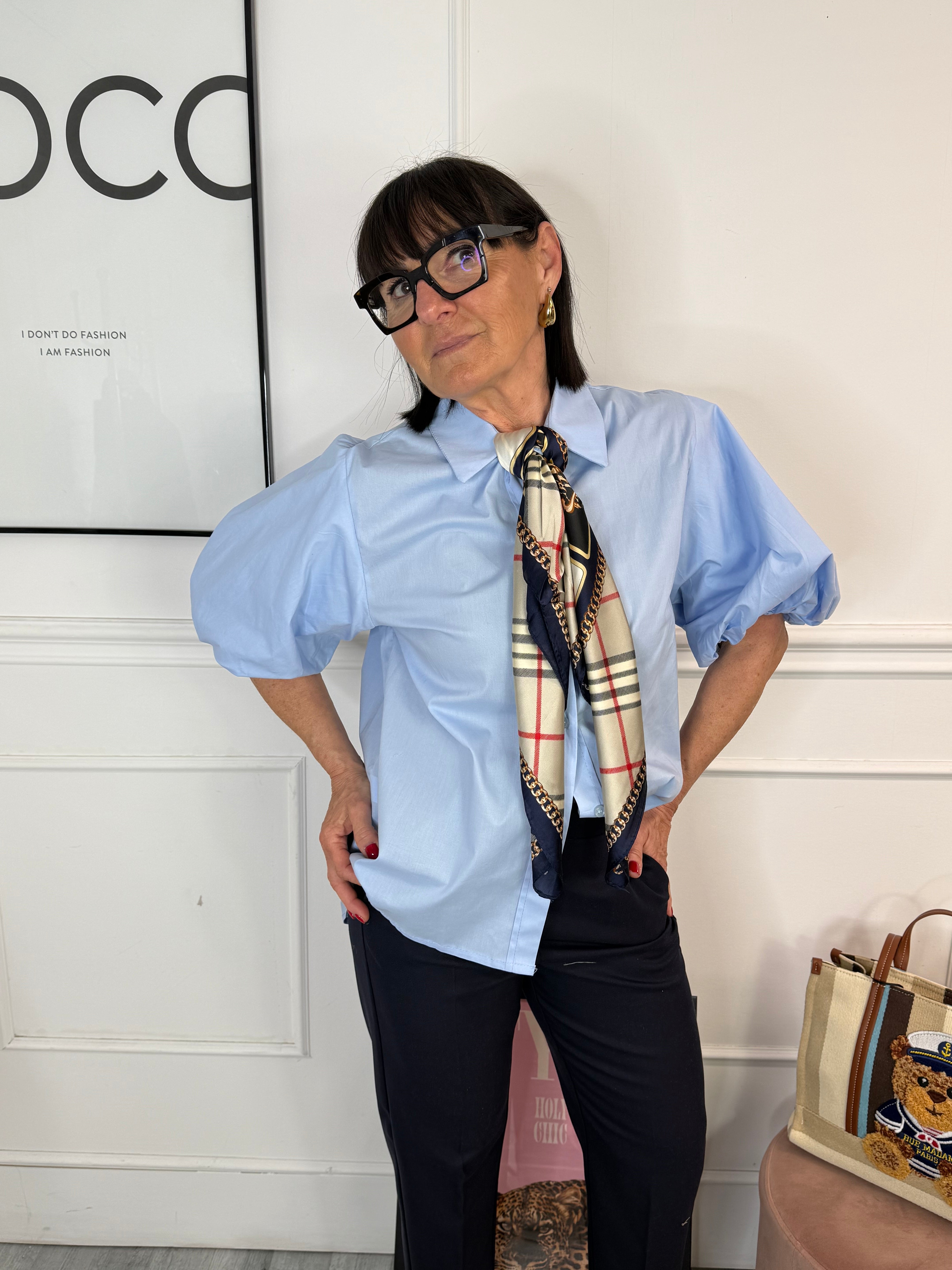 Camicia Bon Bon Azzurra