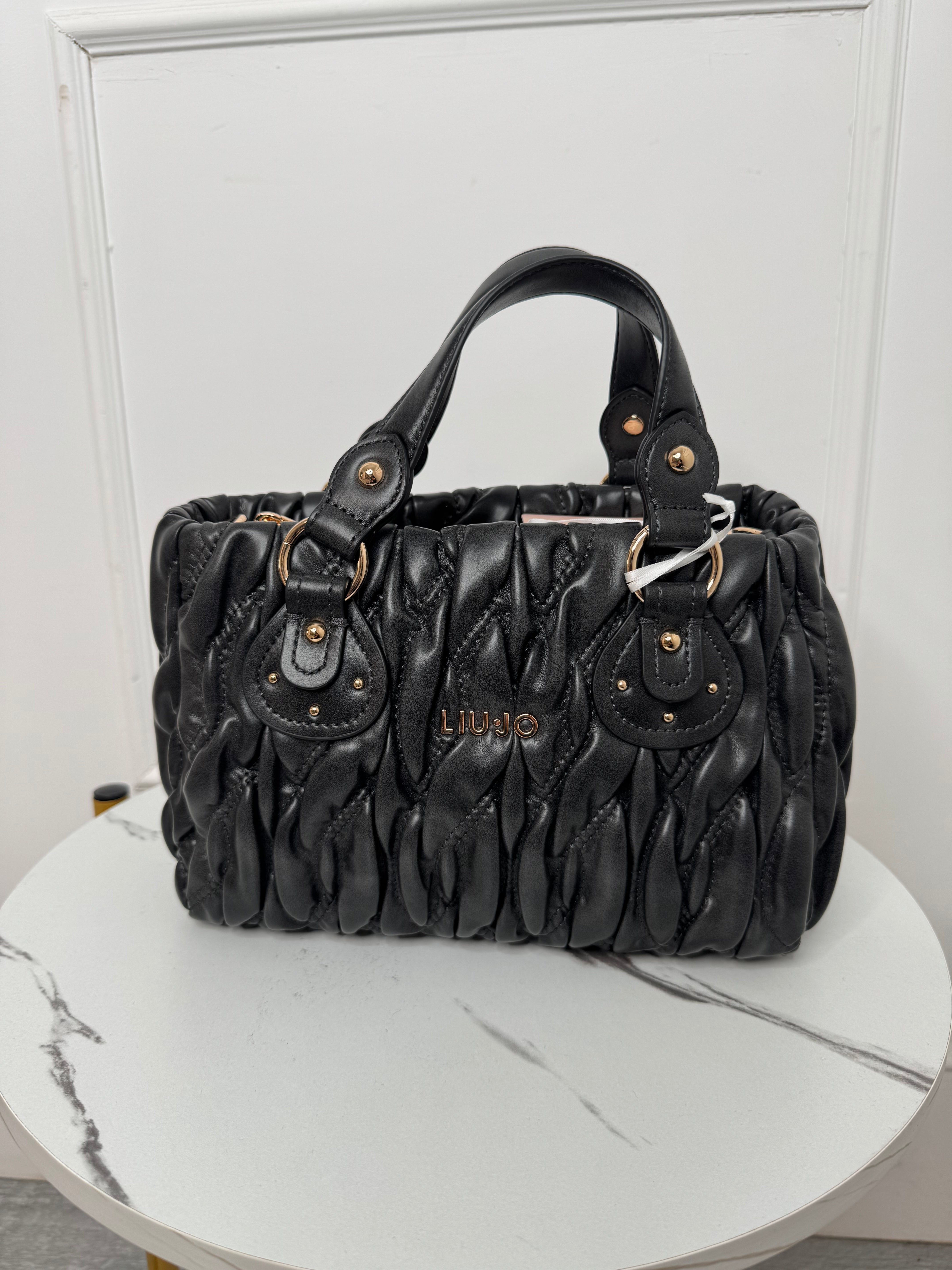 Borsa piccola matelasse nero