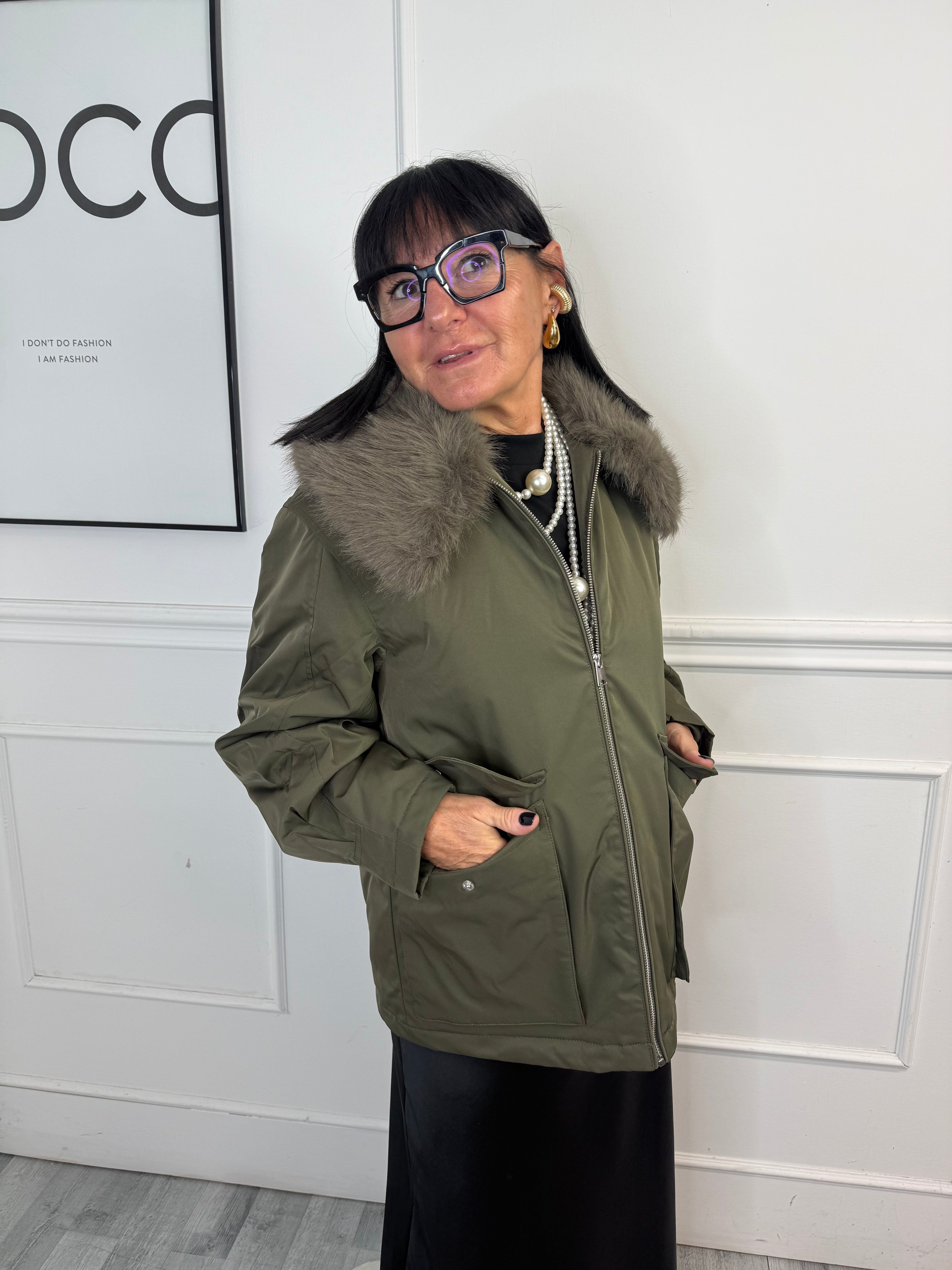 Giubbino Fly Verde Militare