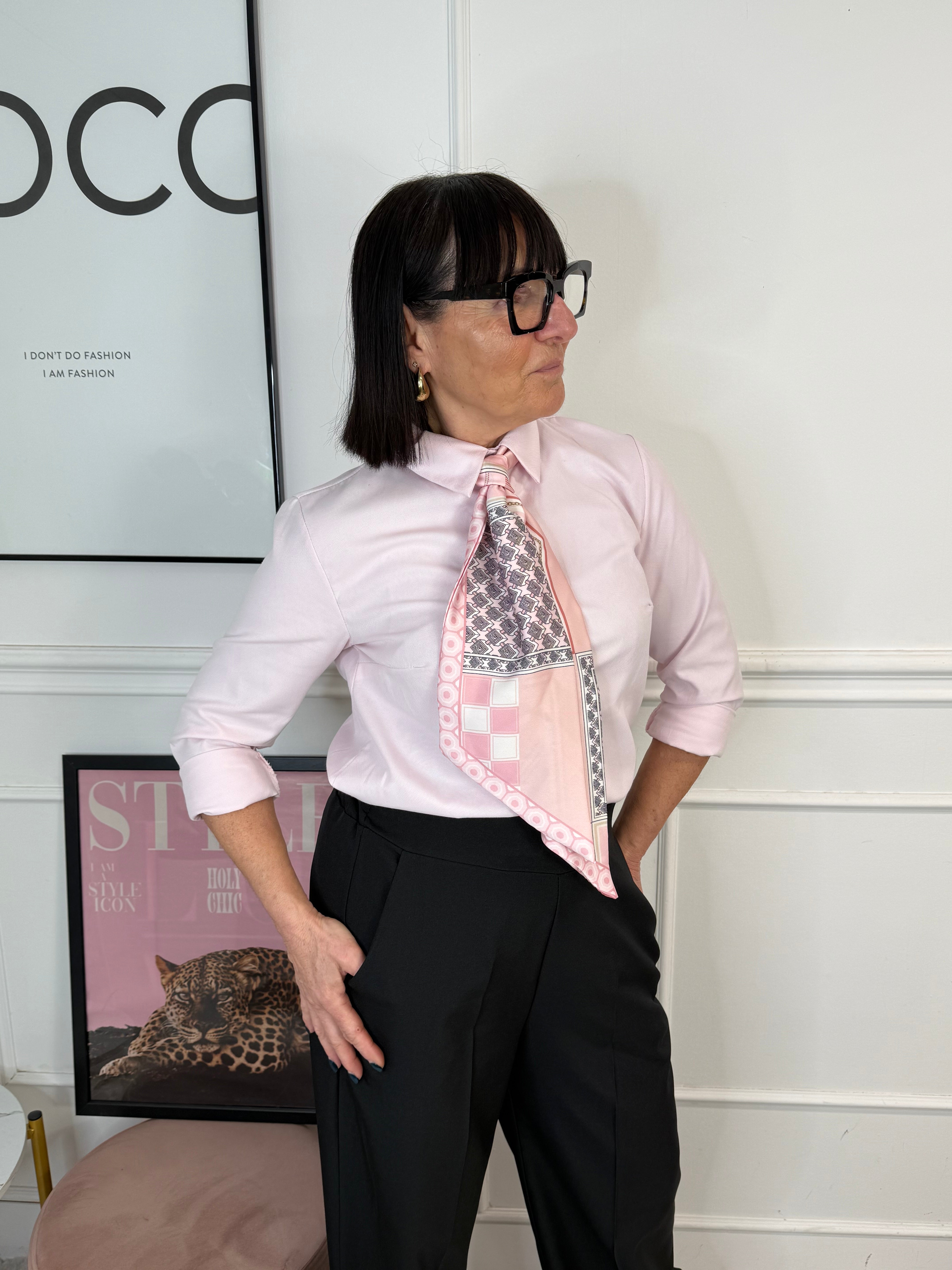 Camicia Oxford Rosa