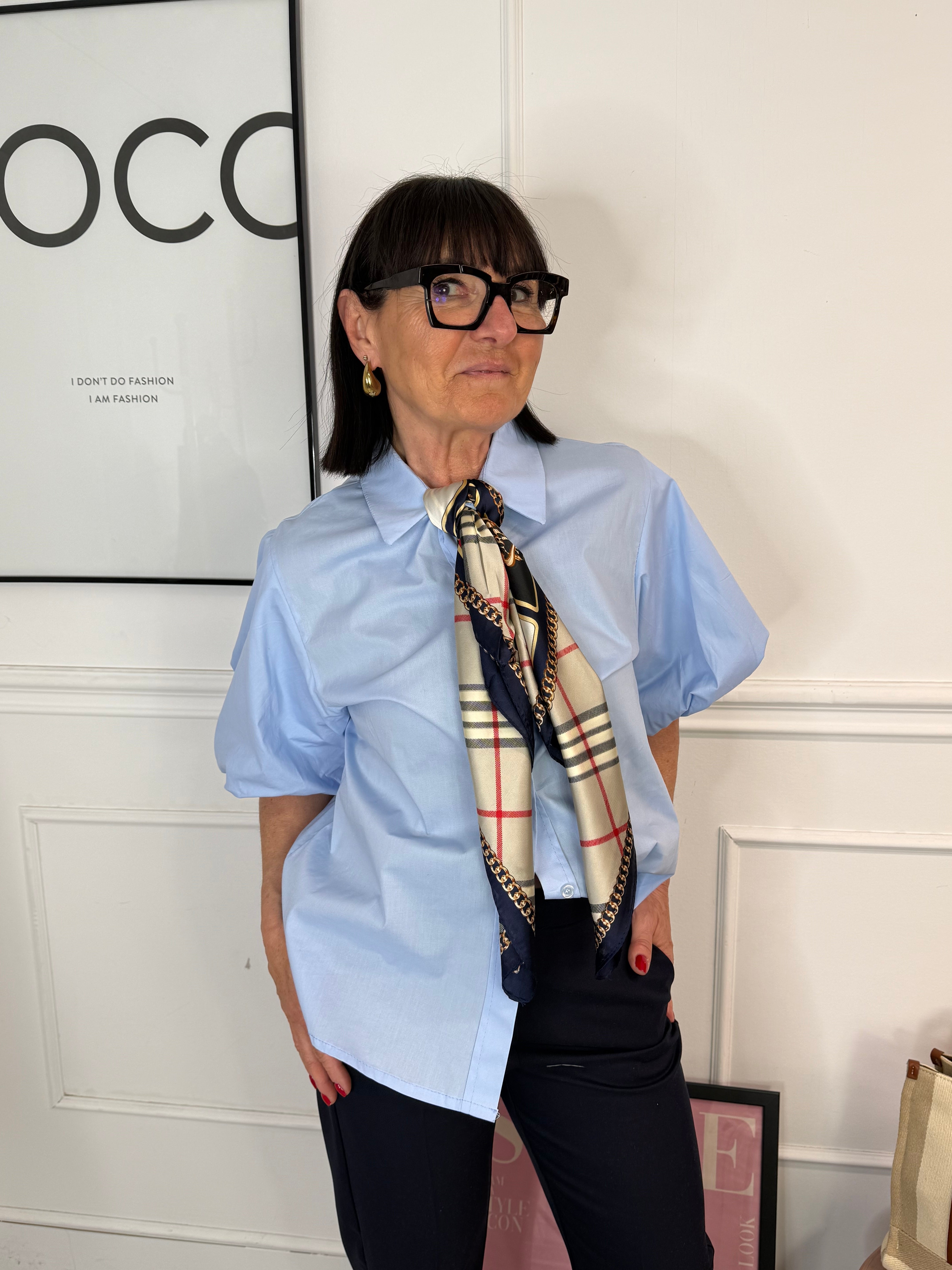 Camicia Bon Bon Azzurra