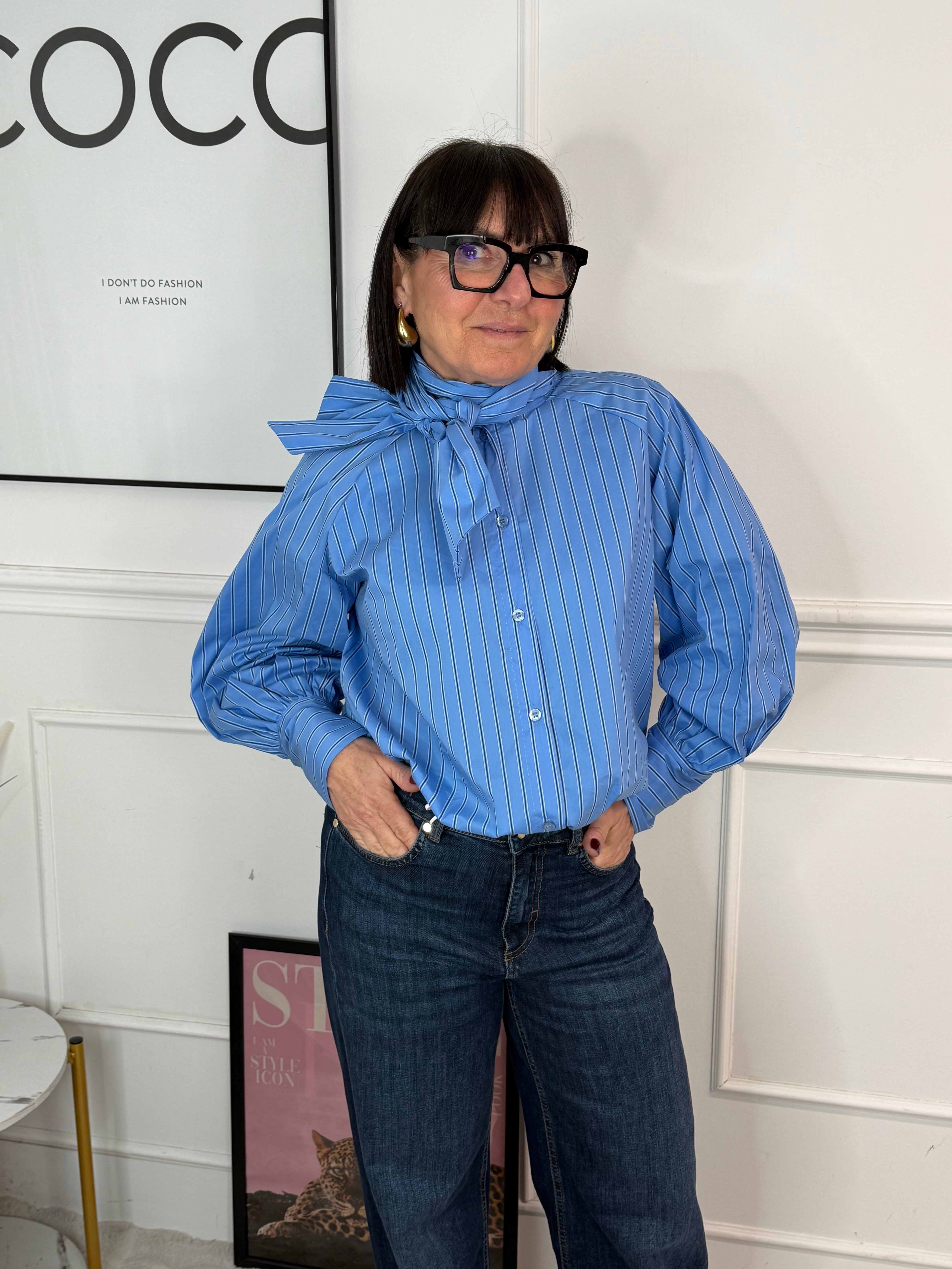 Camicia Bon Bon Azzurra