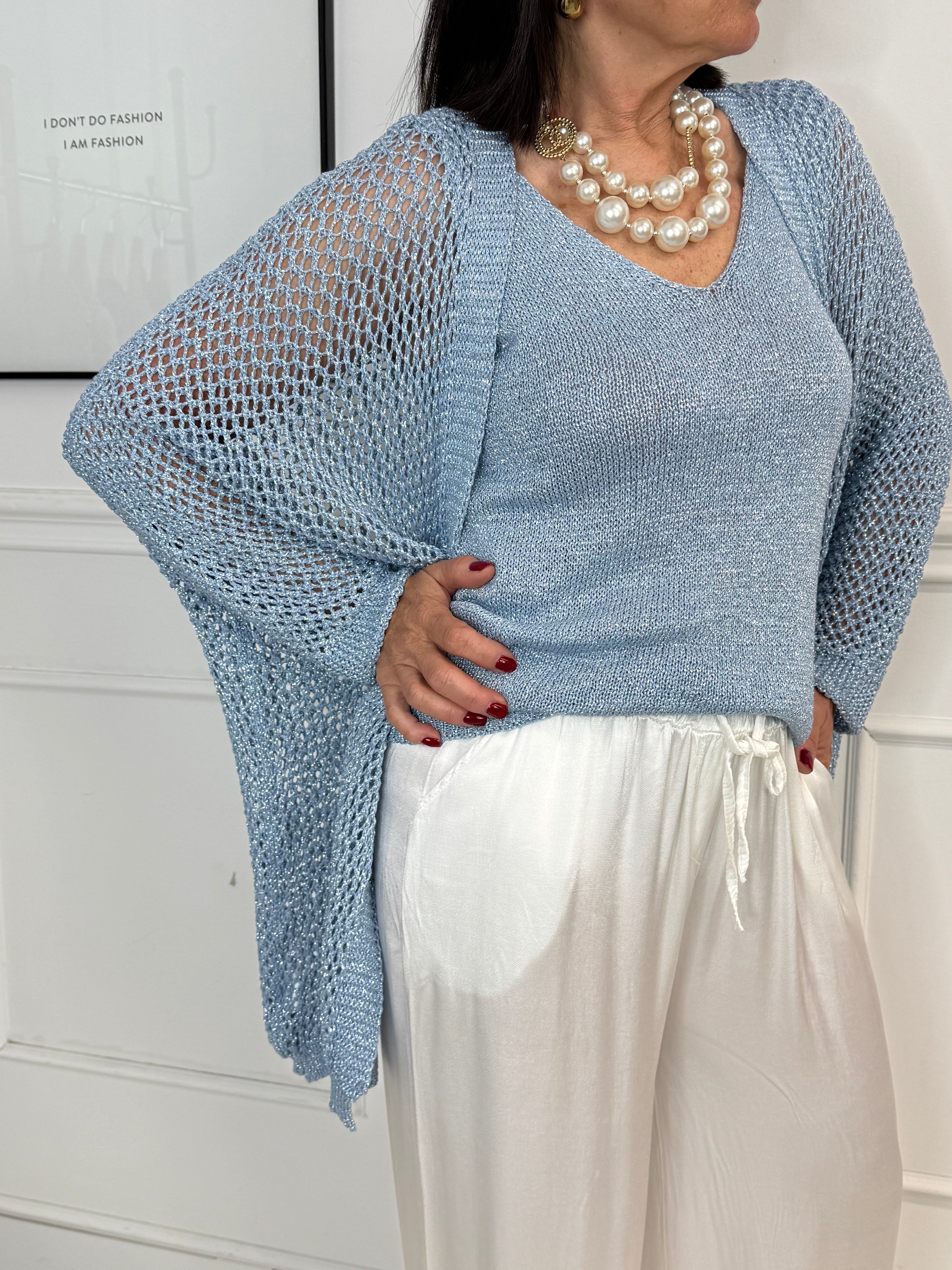 Cardigan Cervia Azzurro