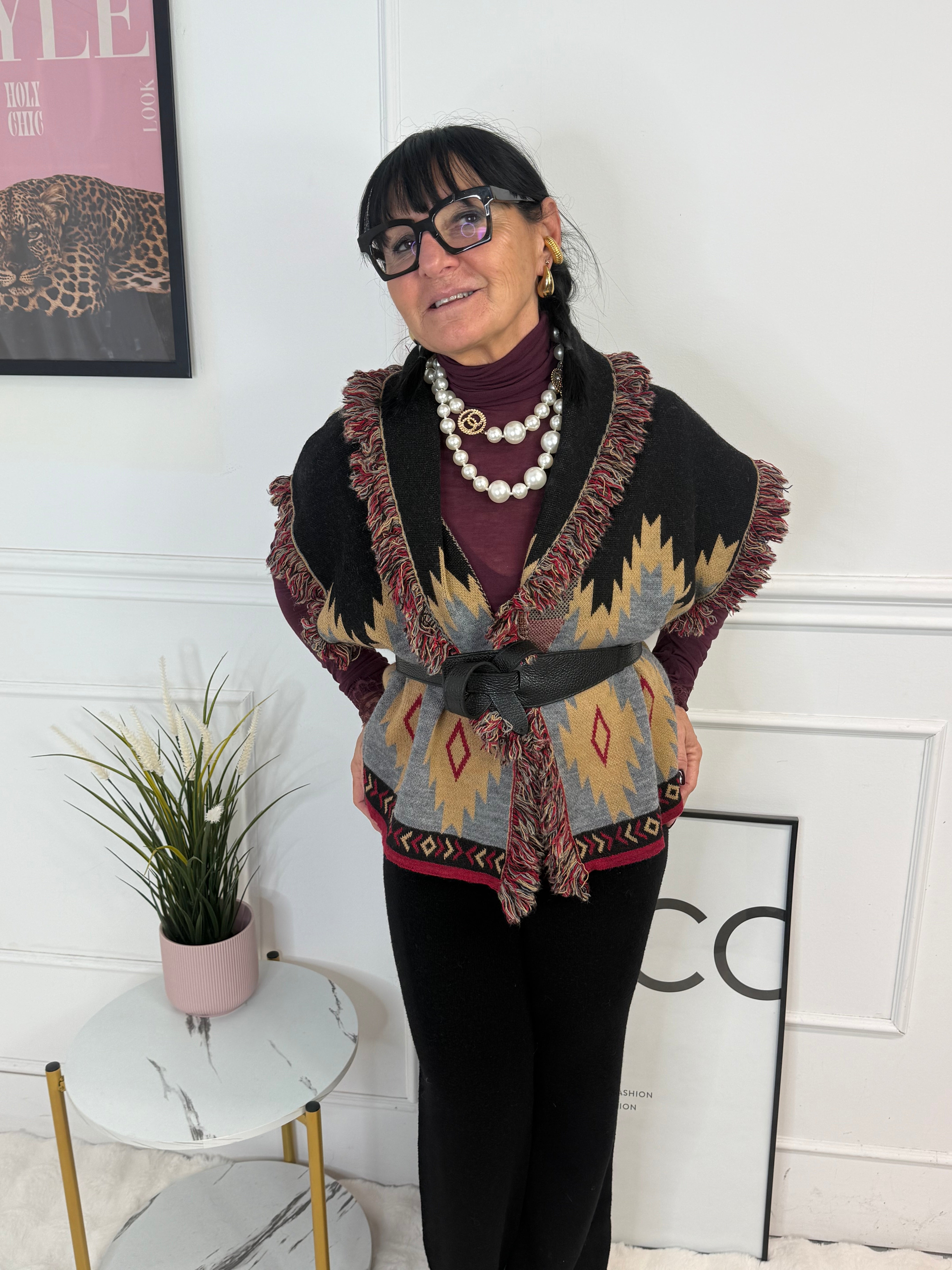 Gilet Jacquard Kontatto